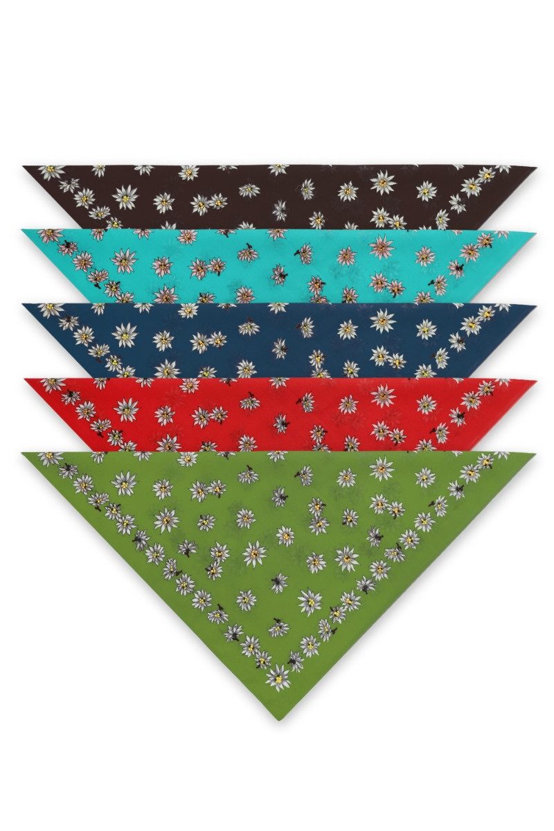 Luise Steiner Schmuckset Trachtentuch - ALPENBLUME