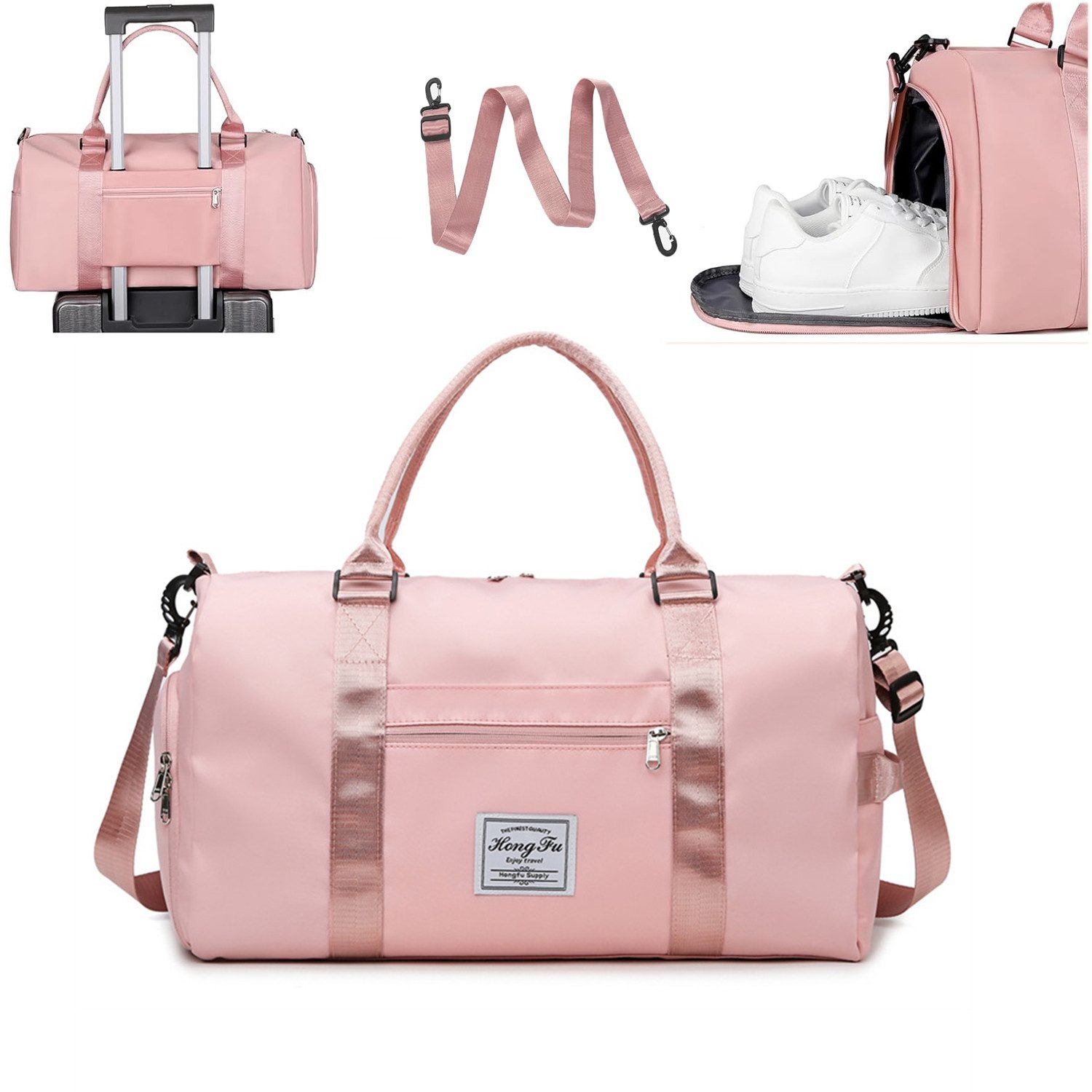 ibettertec Reisetasche Faltbare Reisetasche Gepäcktasche Große