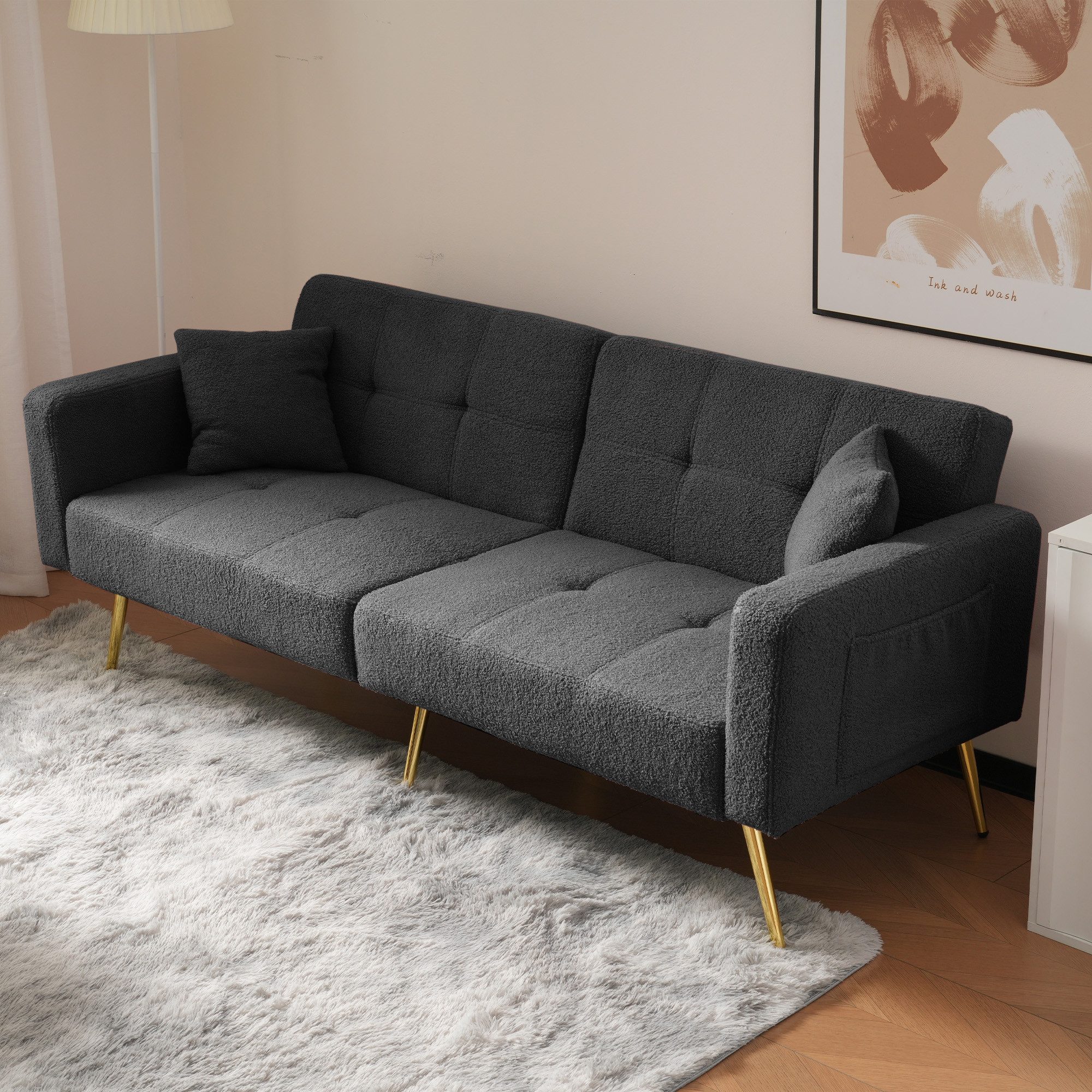 Furnishings Home Schlafsofa Schlafsofa verstellbarem Winkel