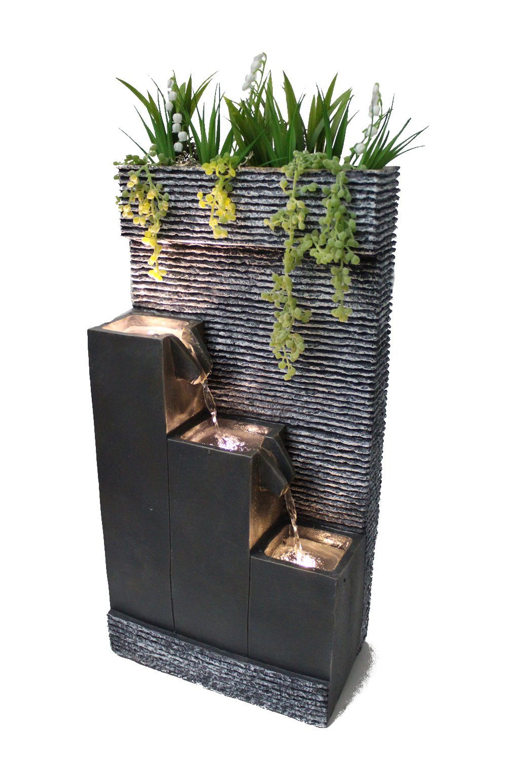 Arnusa Zimmerbrunnen BK845 Springbrunnen mit Beleuchtung