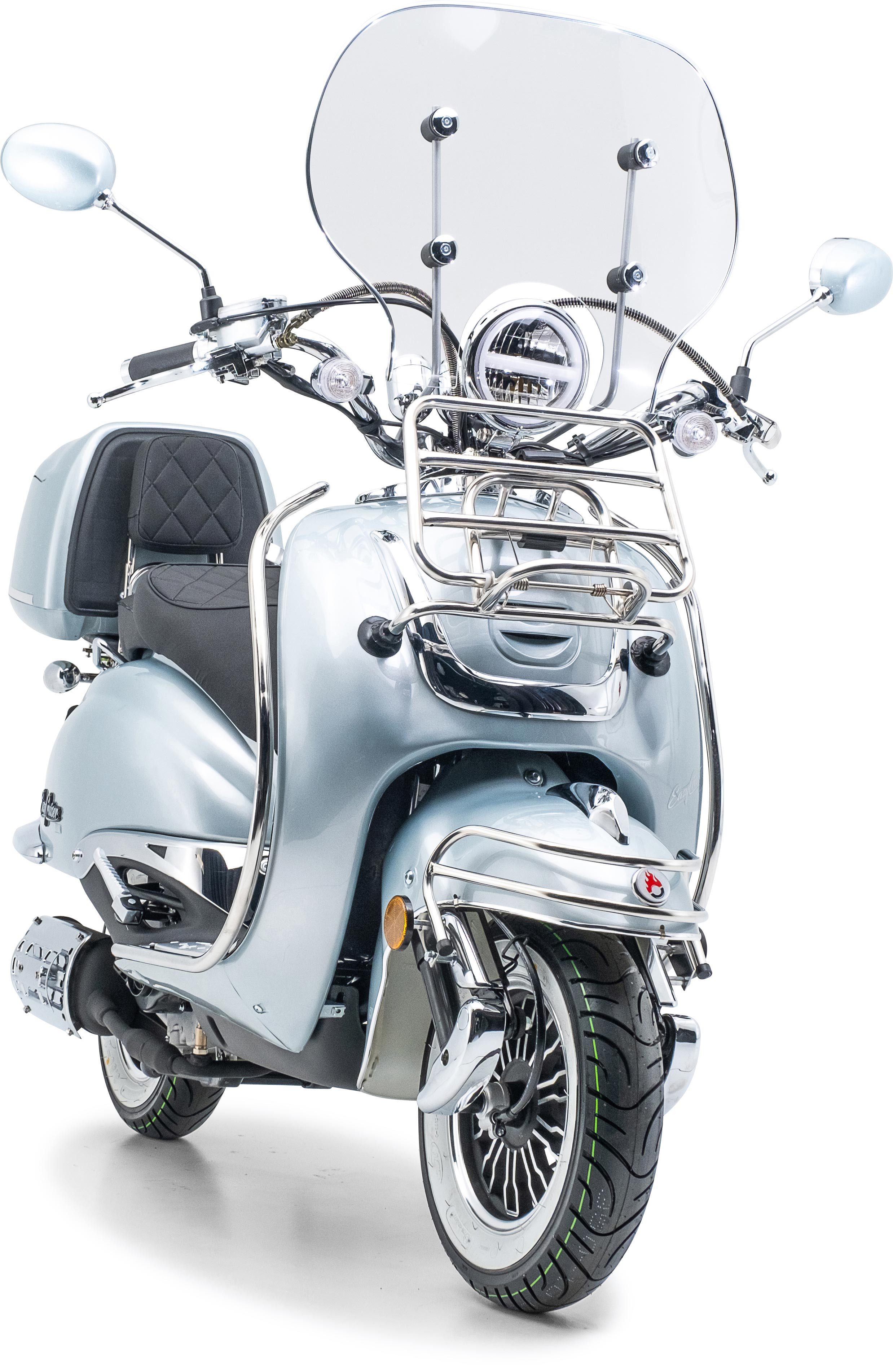 Burnout Motorroller EasyCruiser Chrom Silber, 125