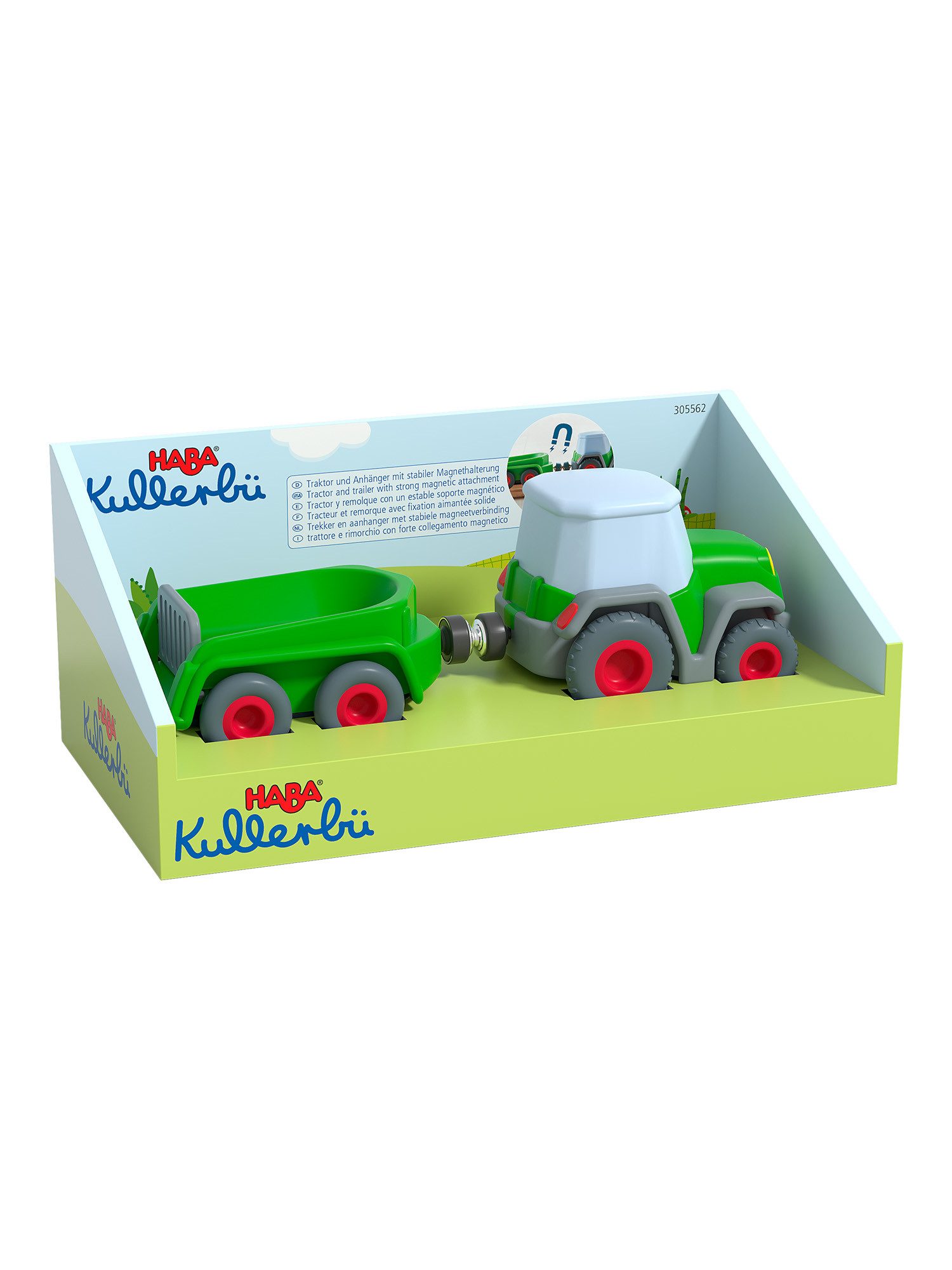 Haba Spielzeug-Traktor Kullerbü – Traktor mit