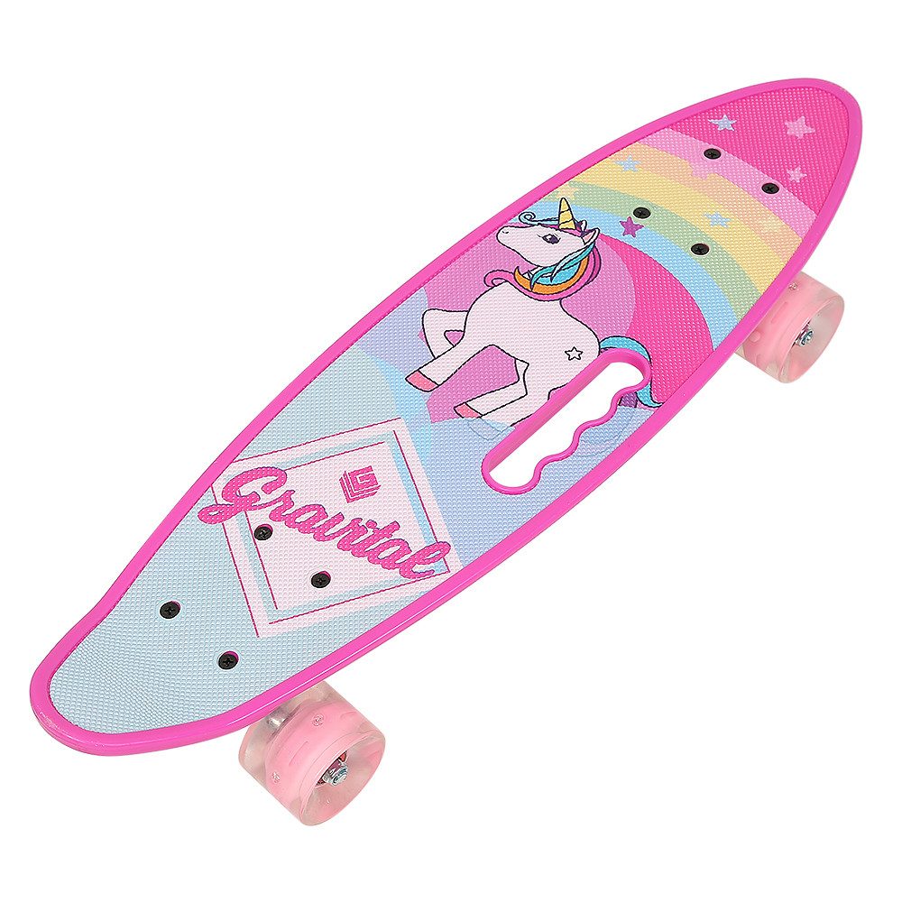 JEOBEST Skateboard Kinder Skateboard, PU Räder