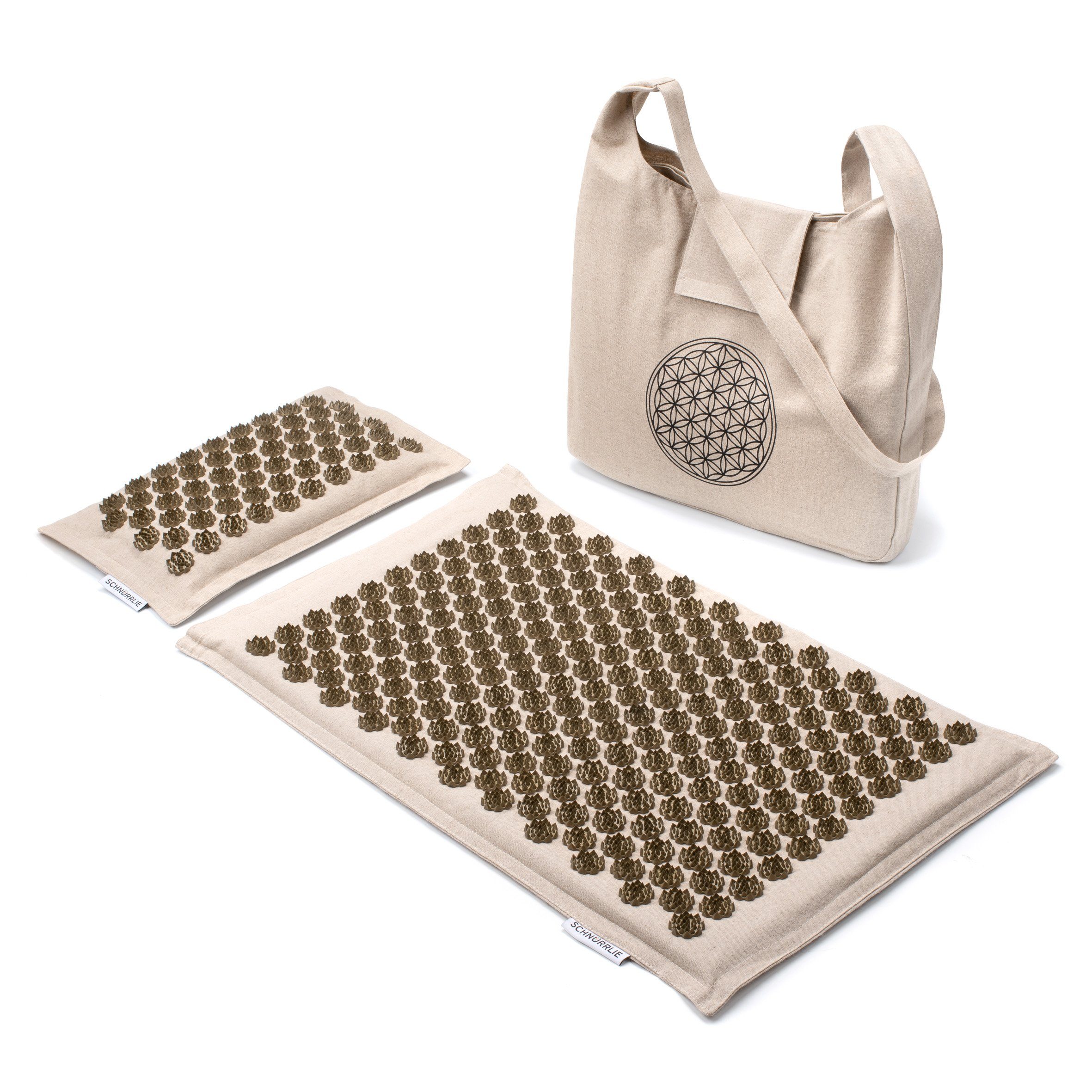 naturling Akupressurmatte Akupunktur Matte (Set mit
