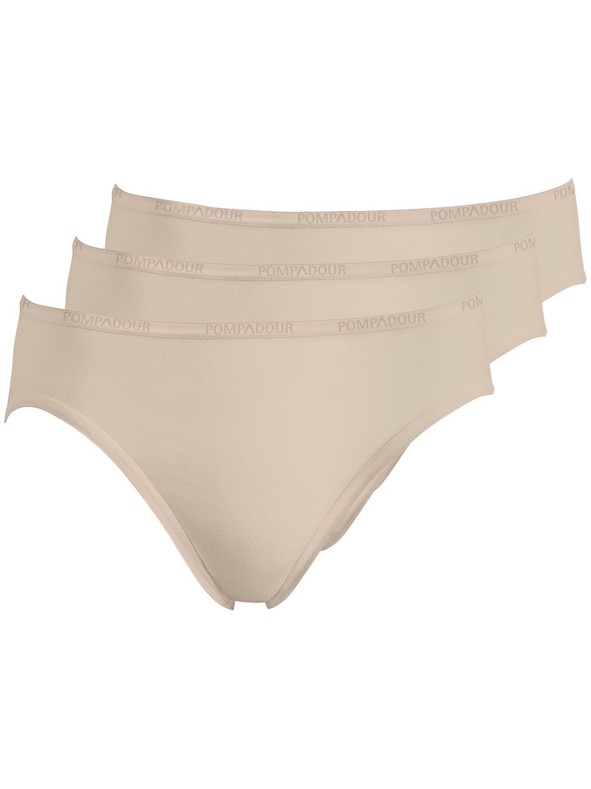 Pompadour Bikinislip 3er Pack Damen Bikinislip