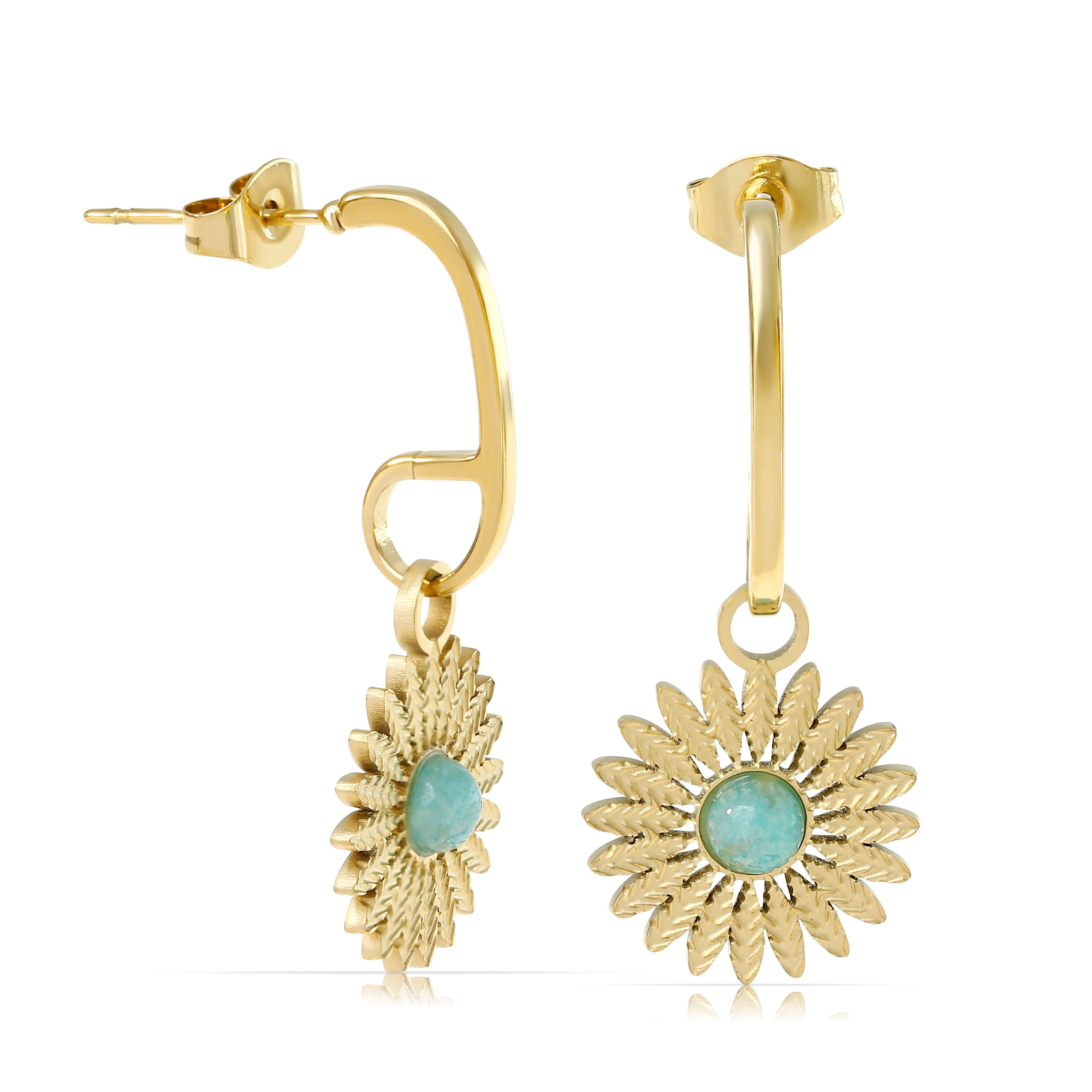 Made by Nami Ohrring-Set Gold Hängend