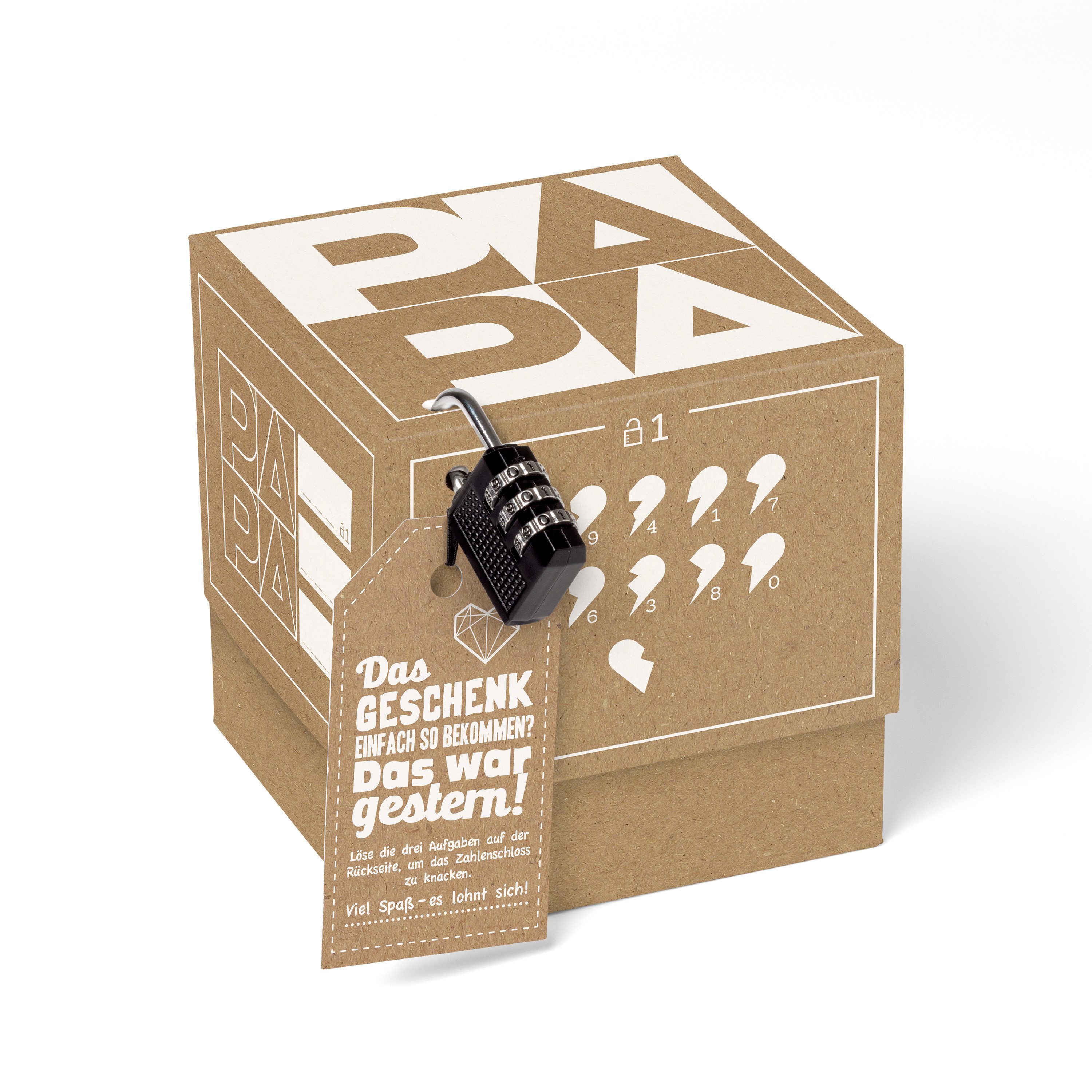 SURPRISA Geschenkbox Geschenke als Rätsel individuelle