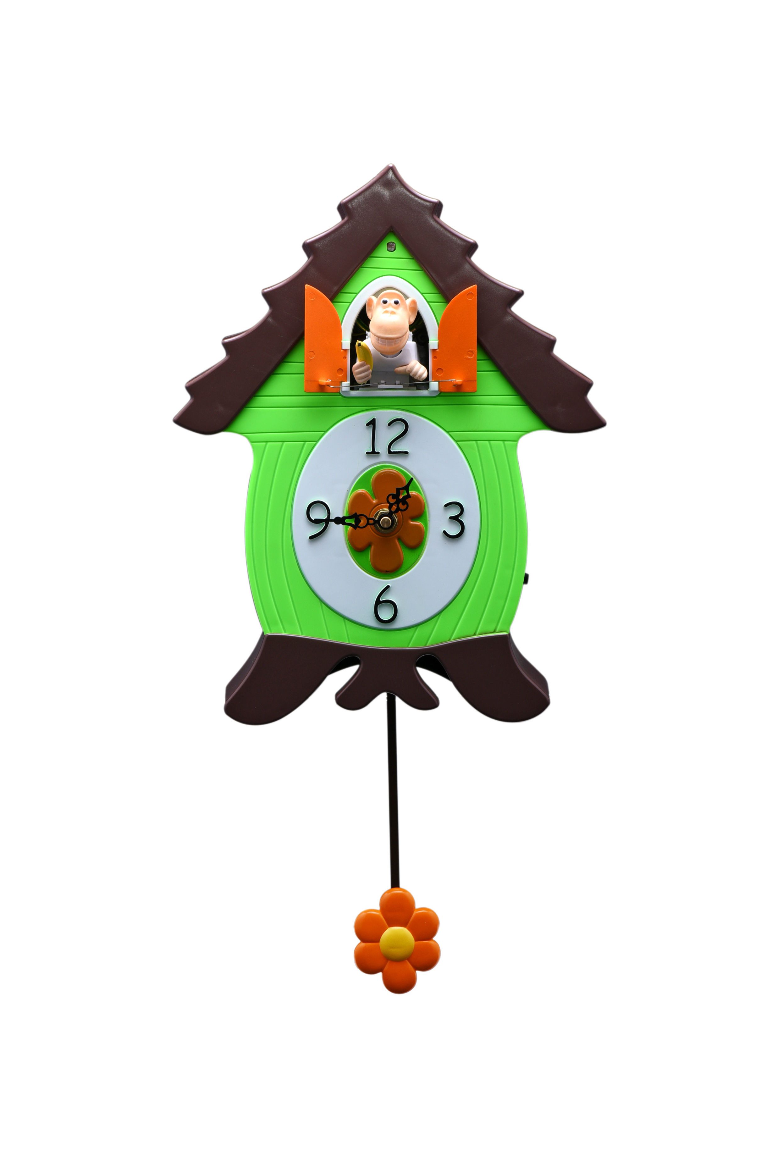 Caramel MEDIA Pendelwanduhr Tierische Kuckucksuhr