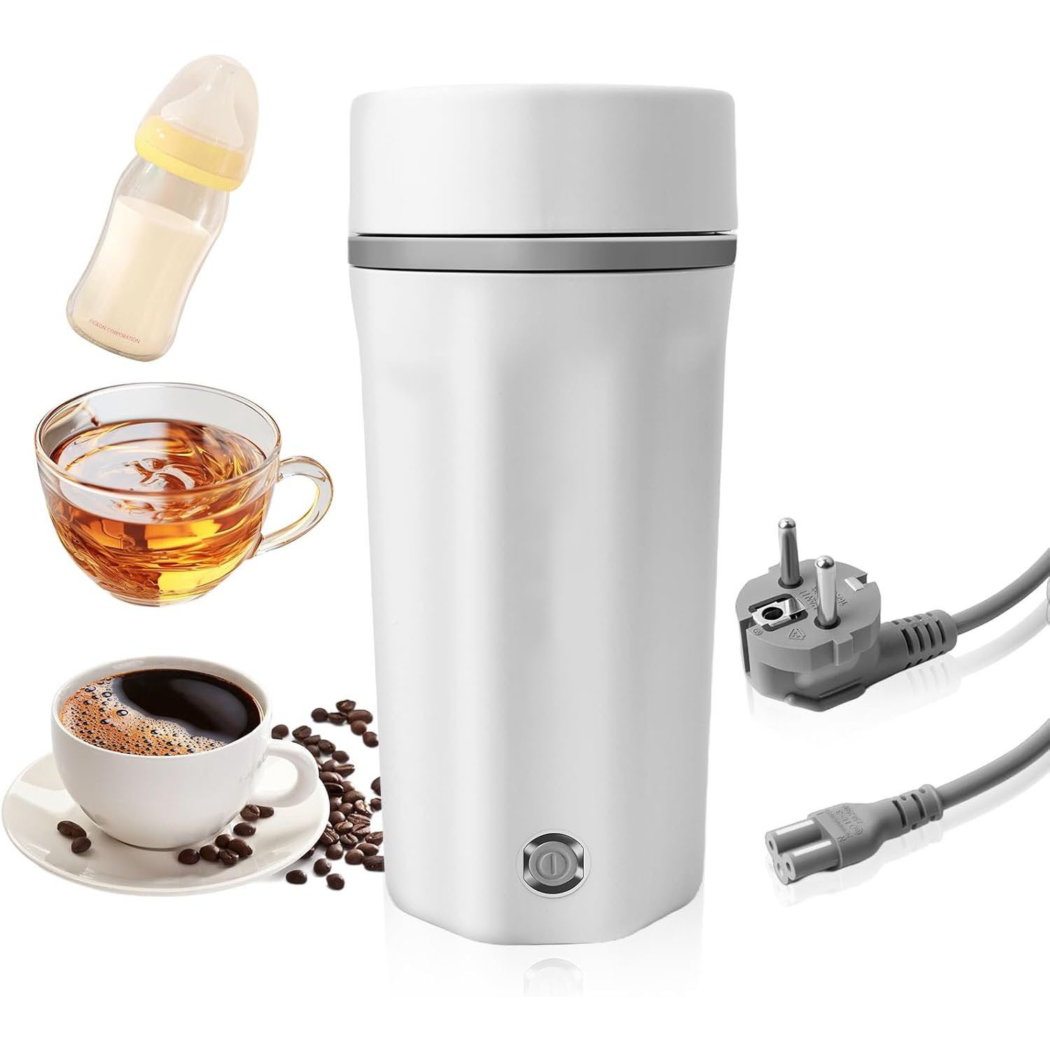 Comfy Mate Reise-Wasserkocher 500ML Tragbarer Wasserkocher