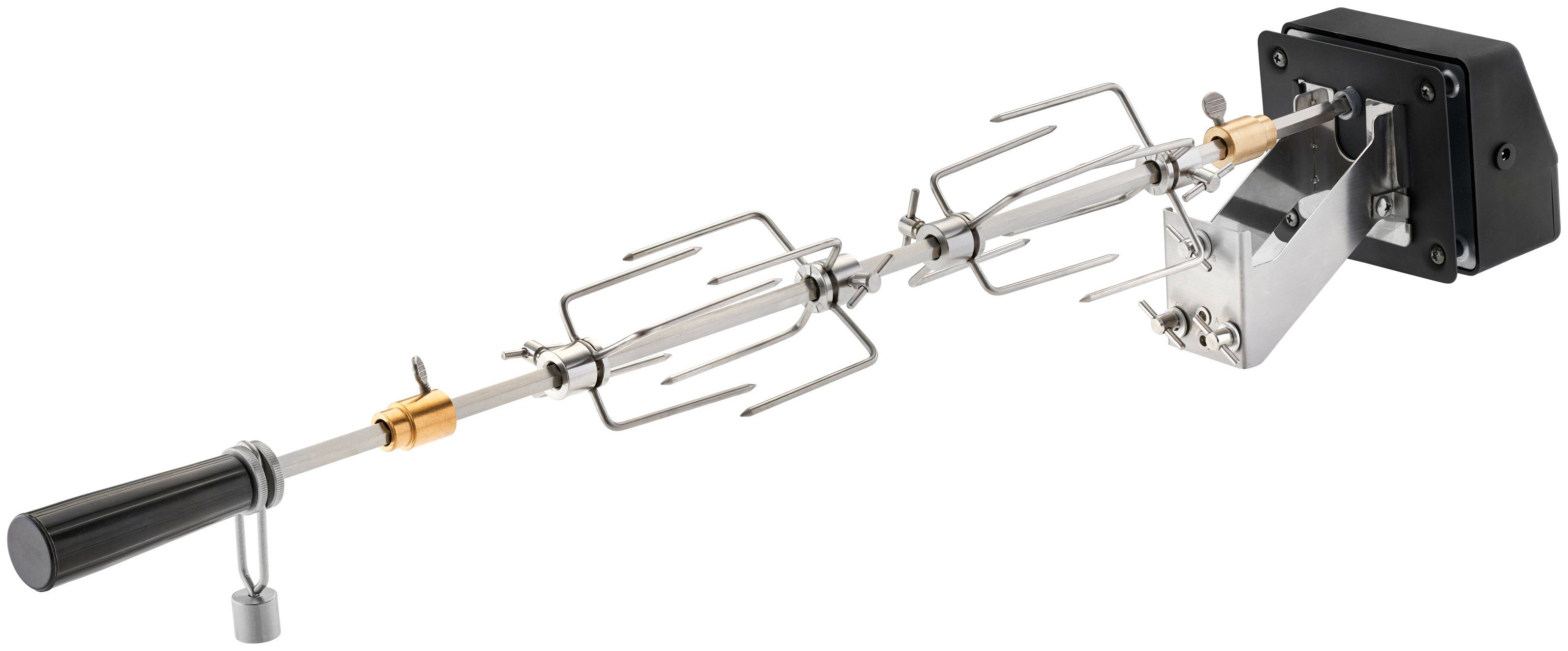 RÖSLE Drehspieß Premium, 25435, für BBQ-Stationen,