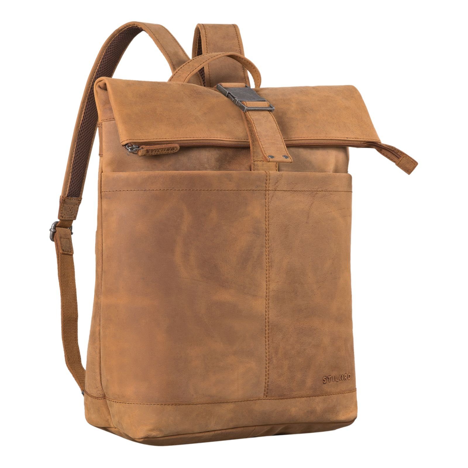 STILORD Notebook-Rucksack STILORD 'Hudson' Rolltop Rucksack