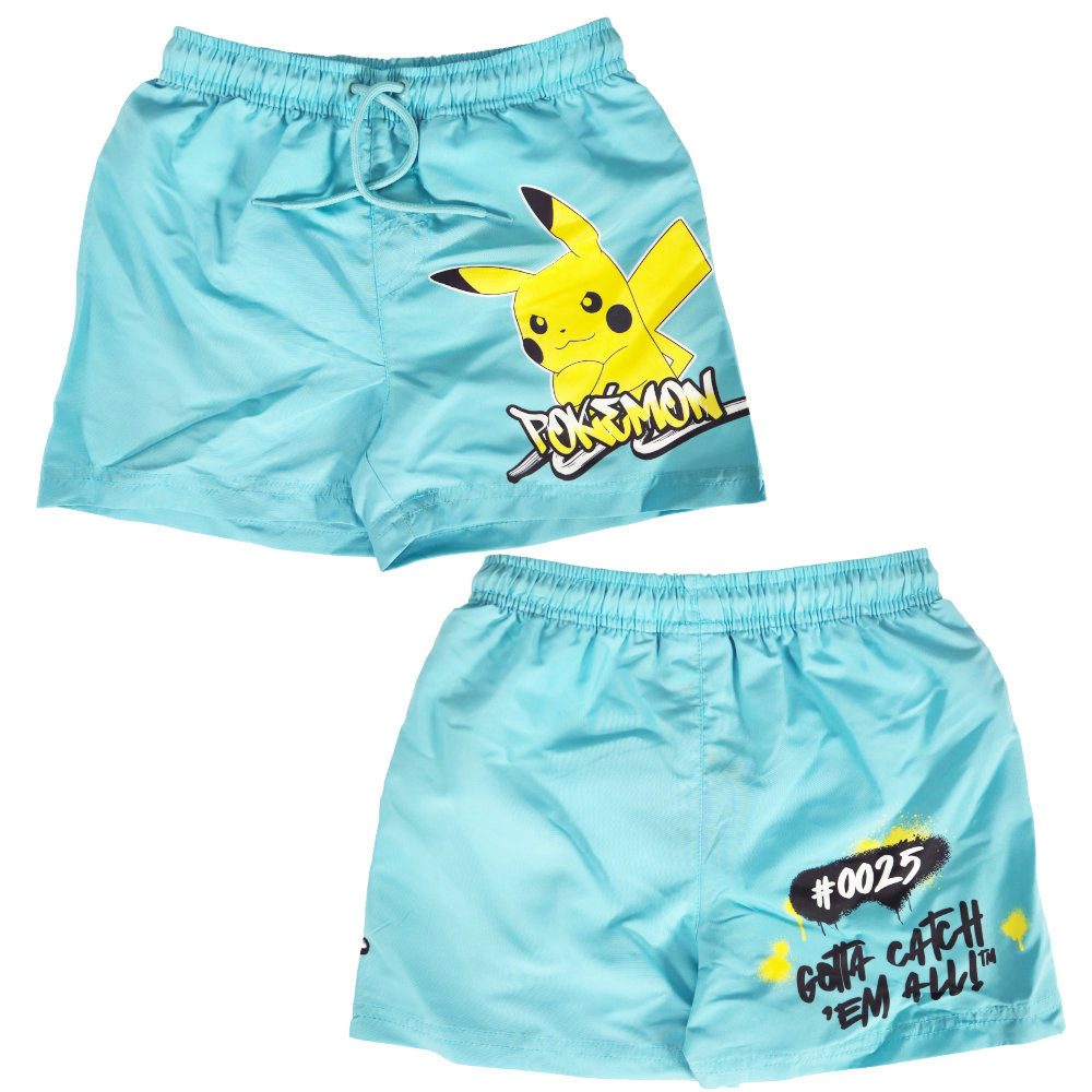 POKÉMON Badeshorts Pokemon Pikachu Kinder Badehose