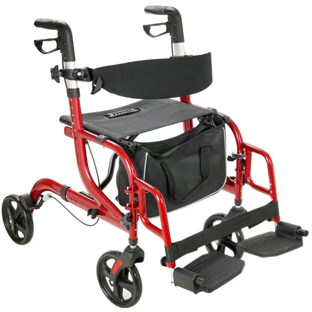 abc HOME Rollator, multifunktional, klappbar, Tasche,