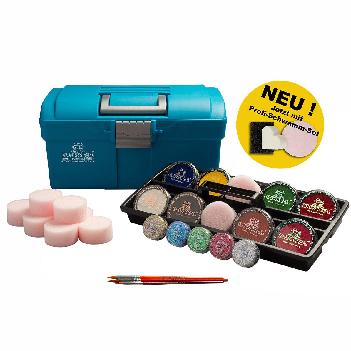 Eulenspiegel Schmink-Koffer Outdoor Schminkset Make Up