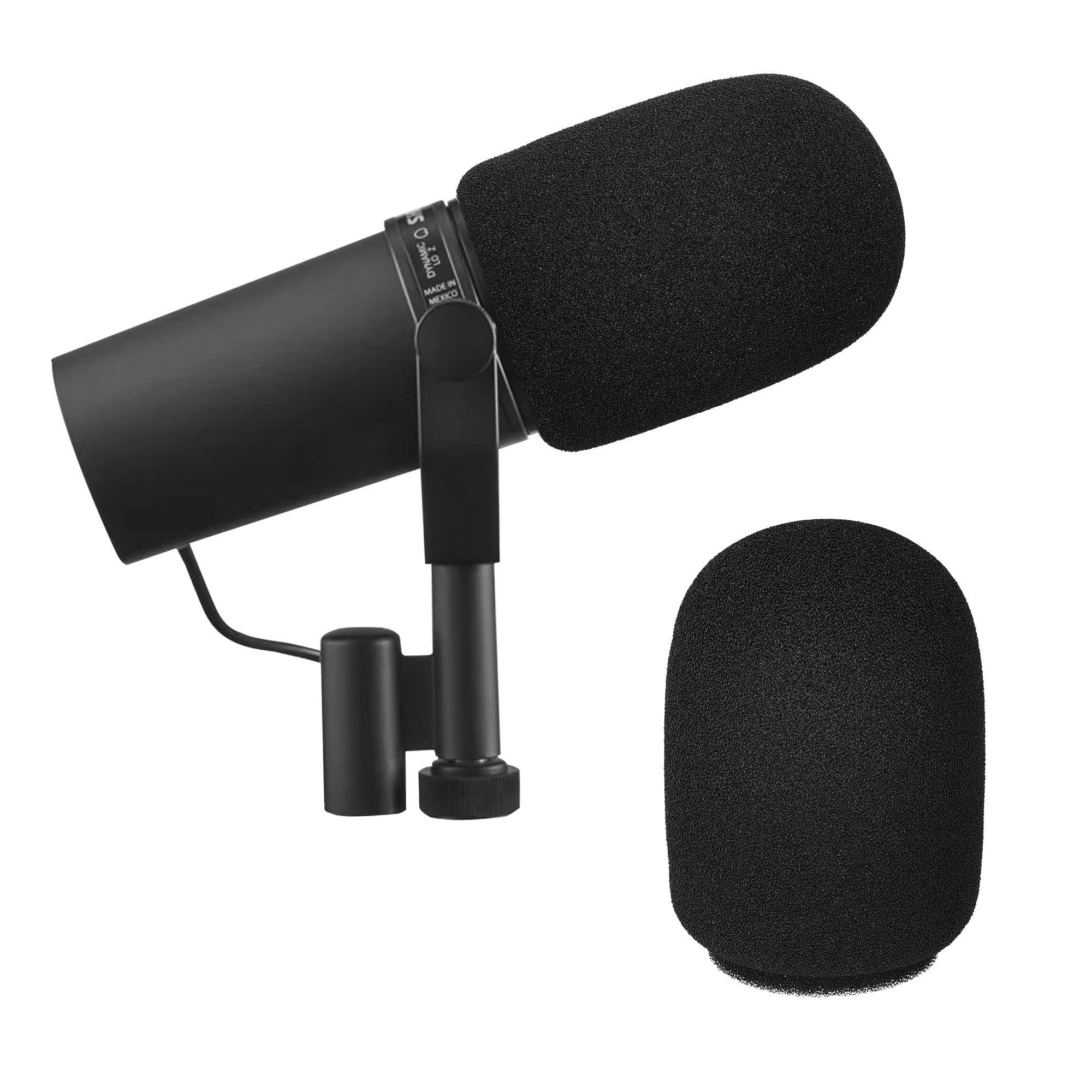 kwmobile Mikrofon Mikrofon Windschutz für Shure