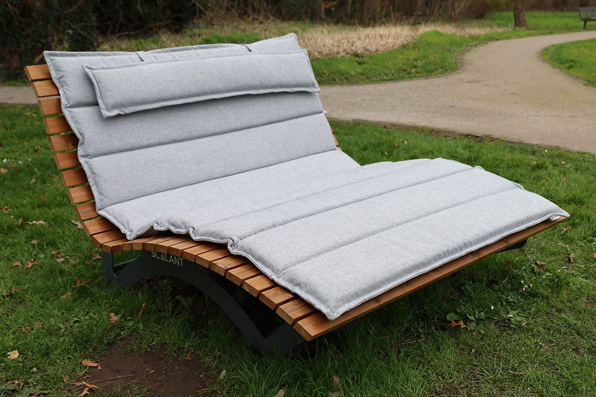Scalant Gartenliege Waldsofa Premium, mit Auflage
