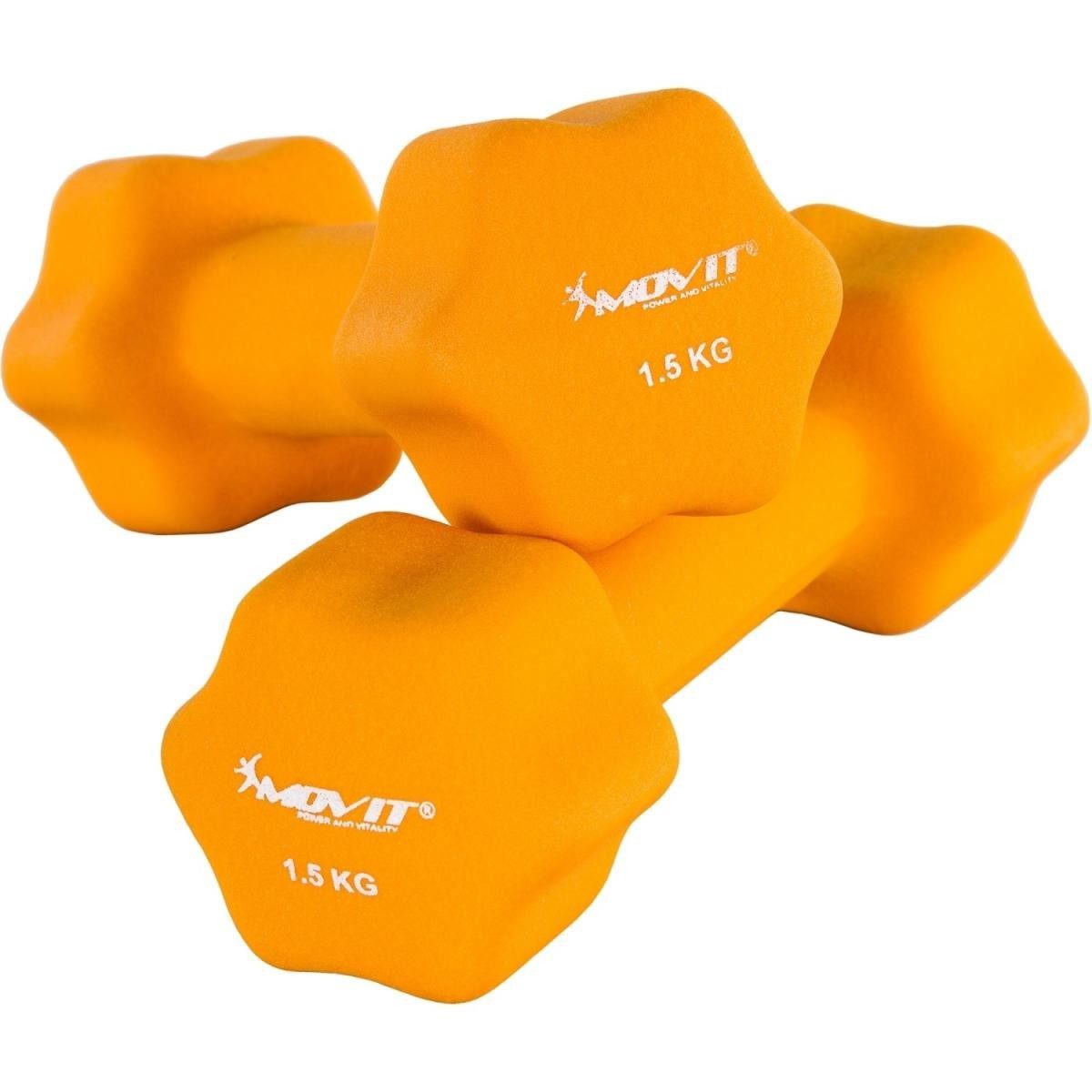 MOVIT Hantel-Set 2er Set Neopren Hanteln,