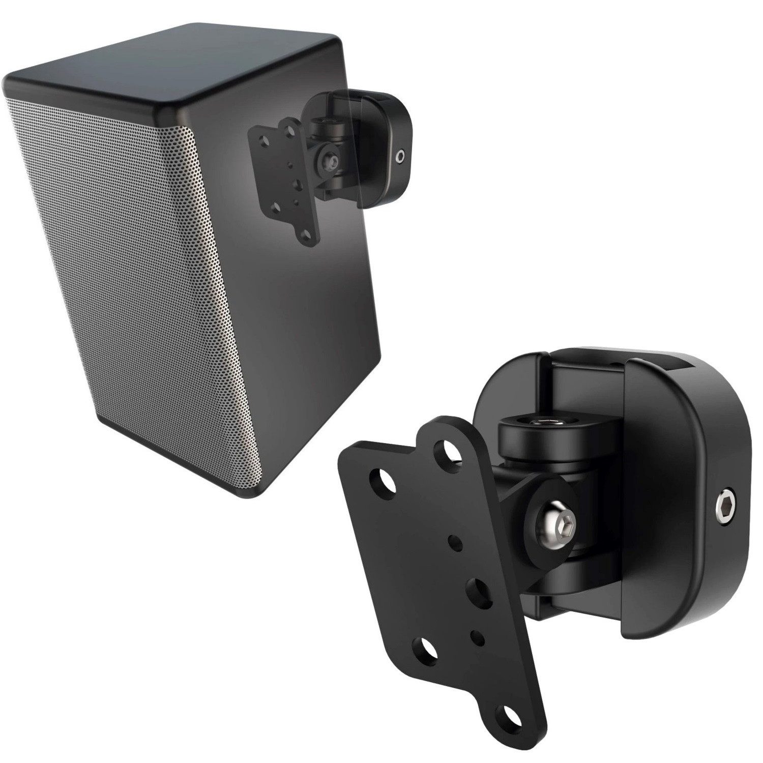 Hama Lautsprecher-Wandhalterung Wireless Lautsprecher-Halterung Verstellbar, (Universal