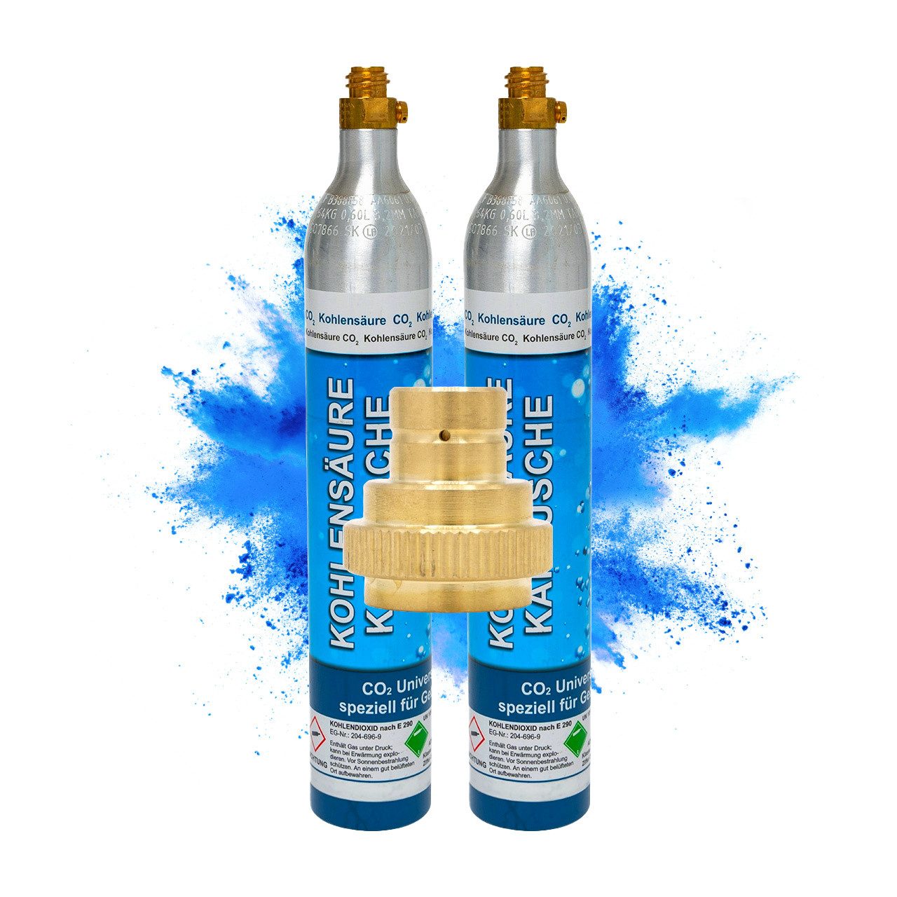 BlueCraft CO₂-Zylinder CO2-Kartusche Soda 425g für