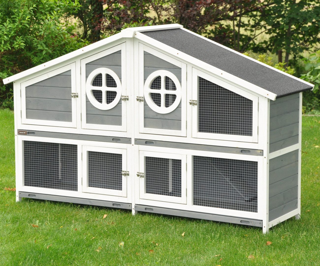 nanook Kleintierkäfig Kleintierstall Momo XXL grau