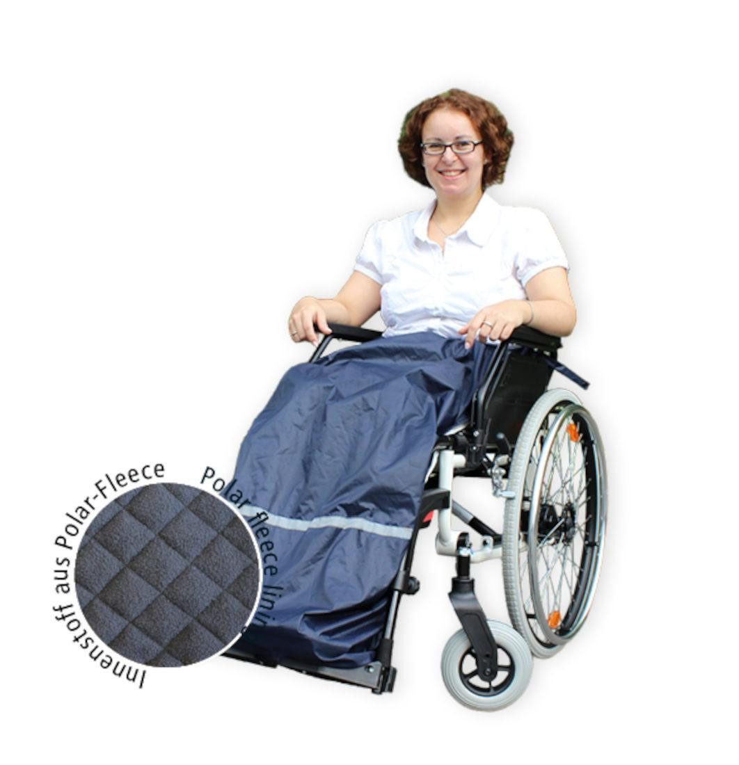 Kniedecke Rollstuhl-Schürze Kniedecke gefüttert, Beinschutzdecke, FabaCare