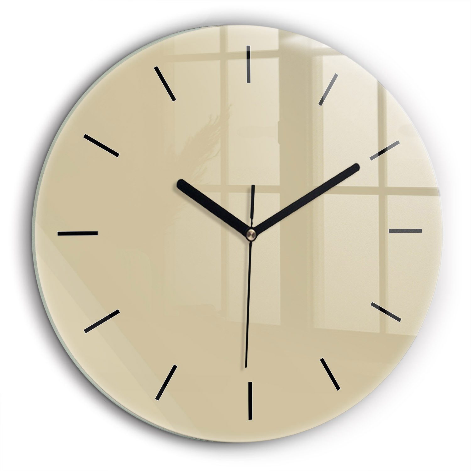 Tulup Wanduhr Wanduhr Glasrunde Uhr Moderne