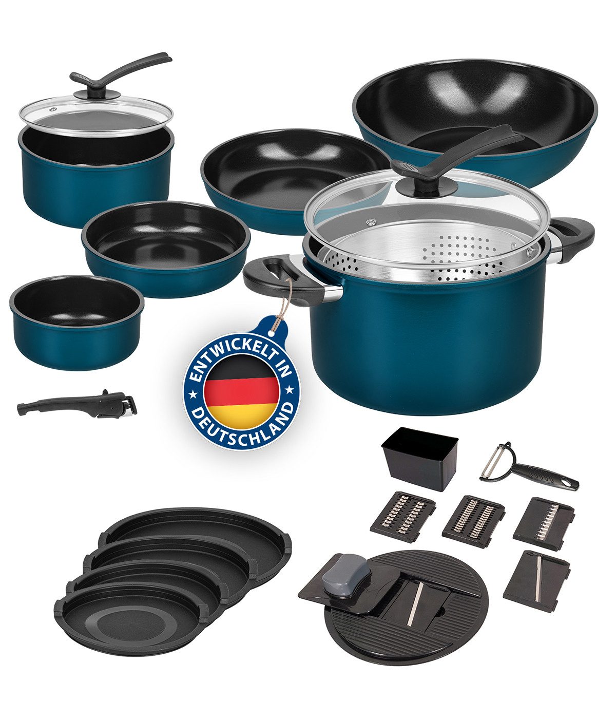 Genius Topf-Set Kelton Pfannenset Töpfe Set