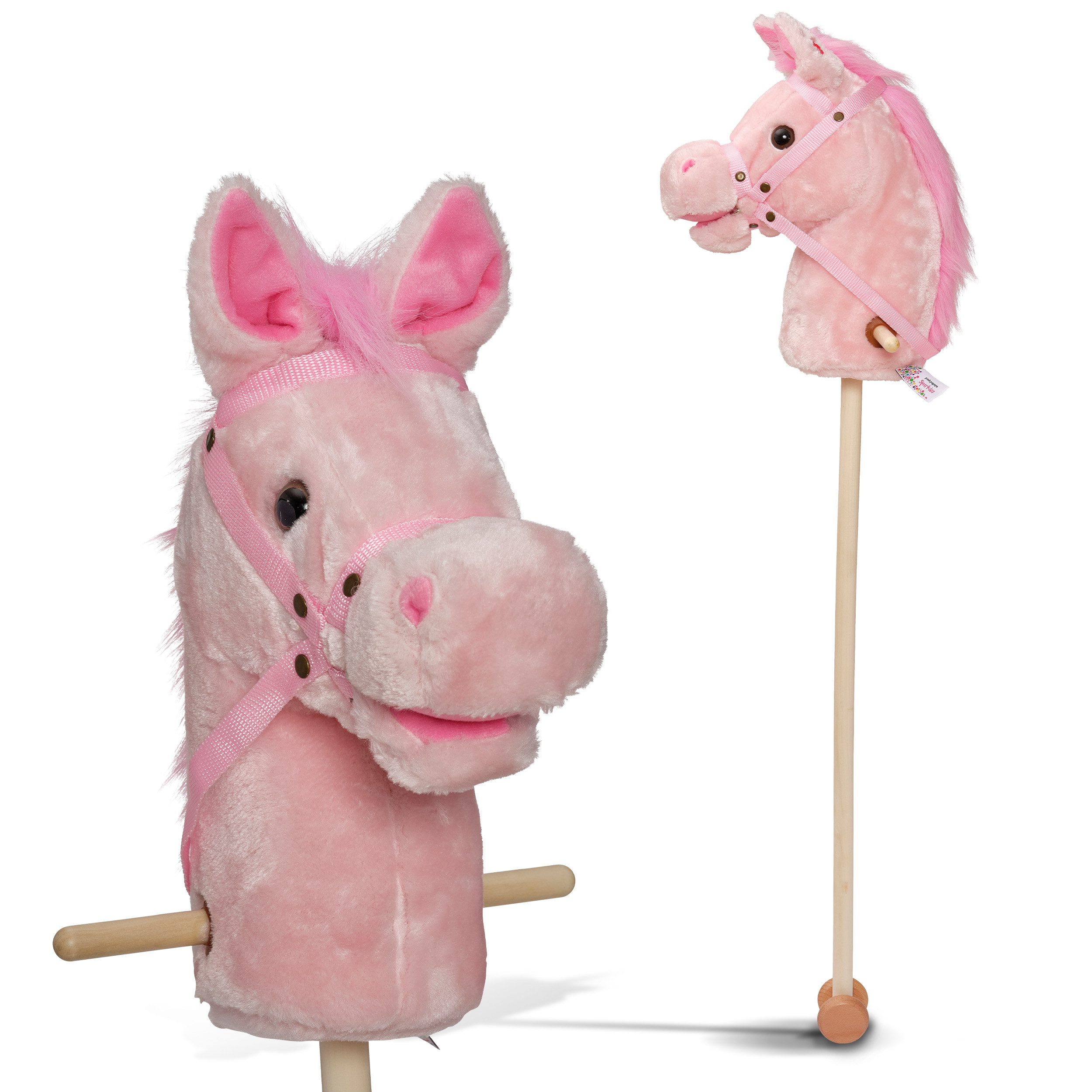 Pink Papaya Steckenpferd Steckenpferd, Hobby Horse