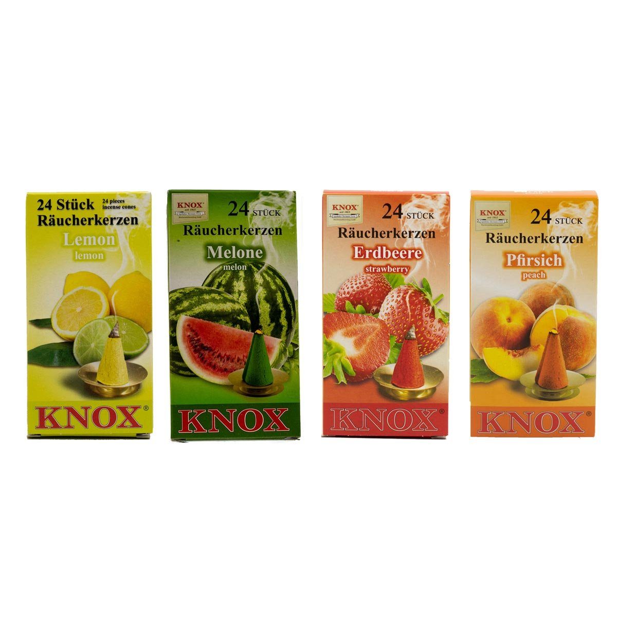 KNOX Duftkerze Sommer Mix, 4er Set,