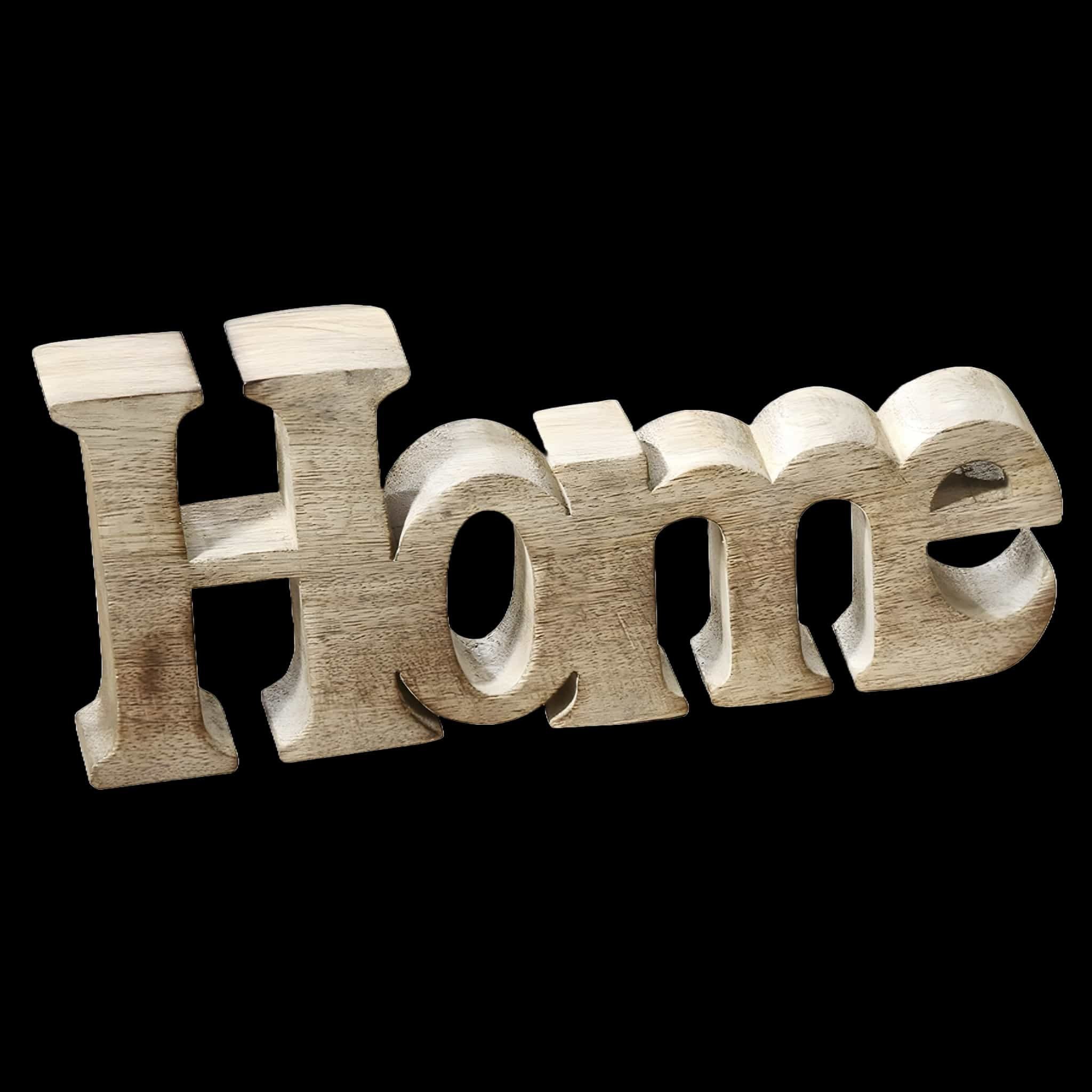 GILDE Deko-Schriftzug Home Deko-Schriftzug Holz (Einzelartikel,