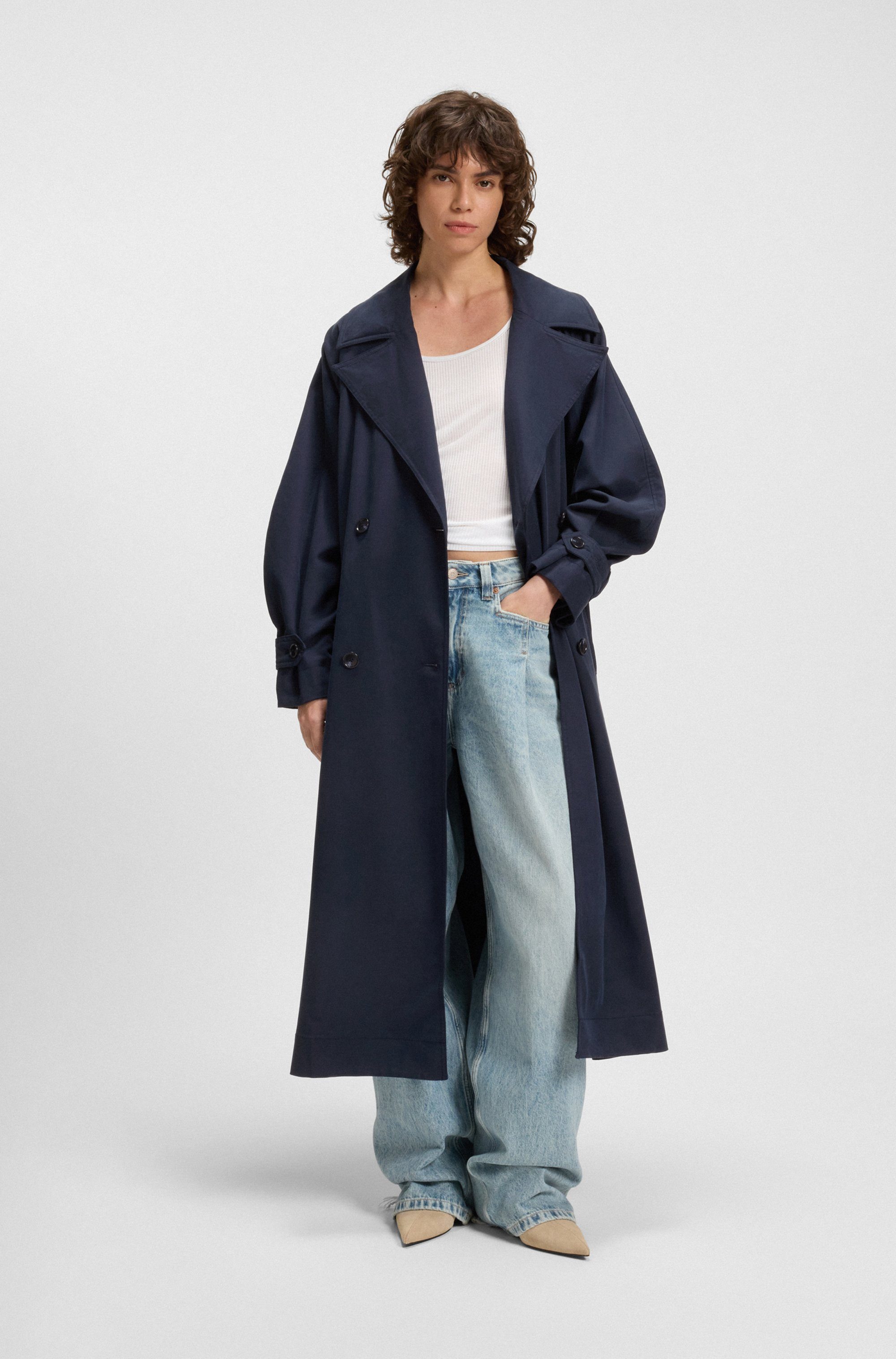 BOSS ORANGE Trenchcoat Camina Premium Damenmode