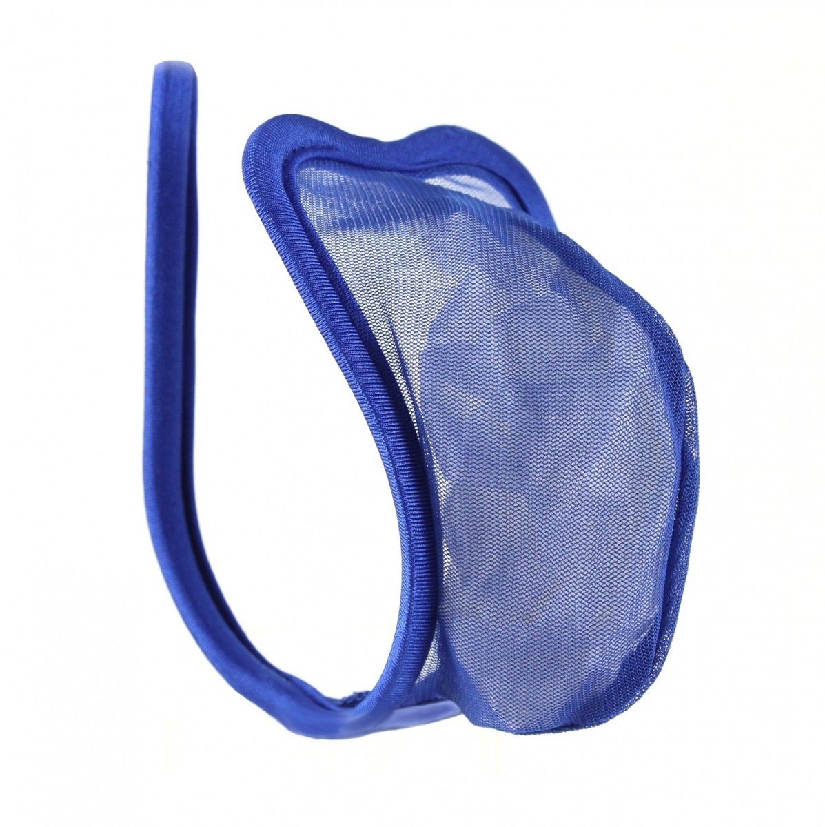 Lau-Fashion Tanga C-String Transparent Tanga Blau
