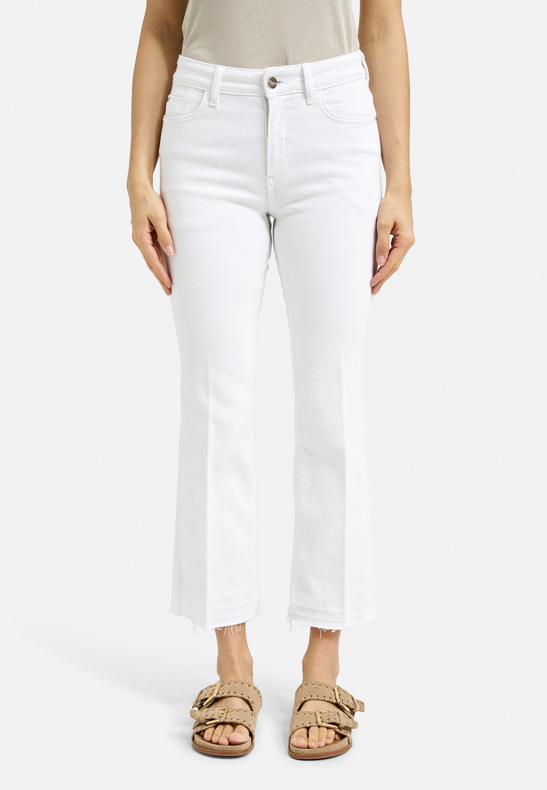 Milano Italy Weite Jeans mit offener