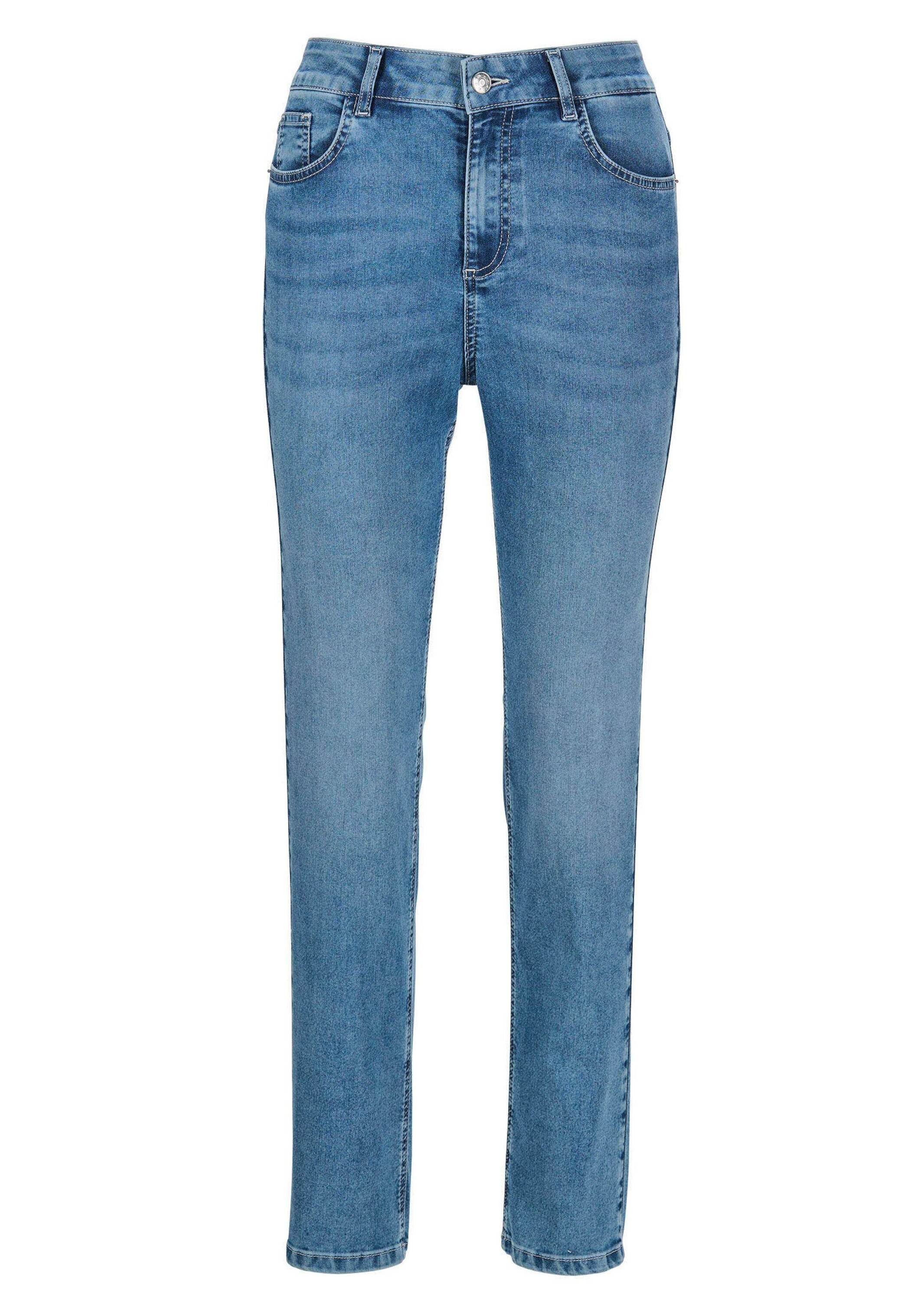 GOLDNER Bequeme Jeans Kurzgröße: Jeanshose CARLA