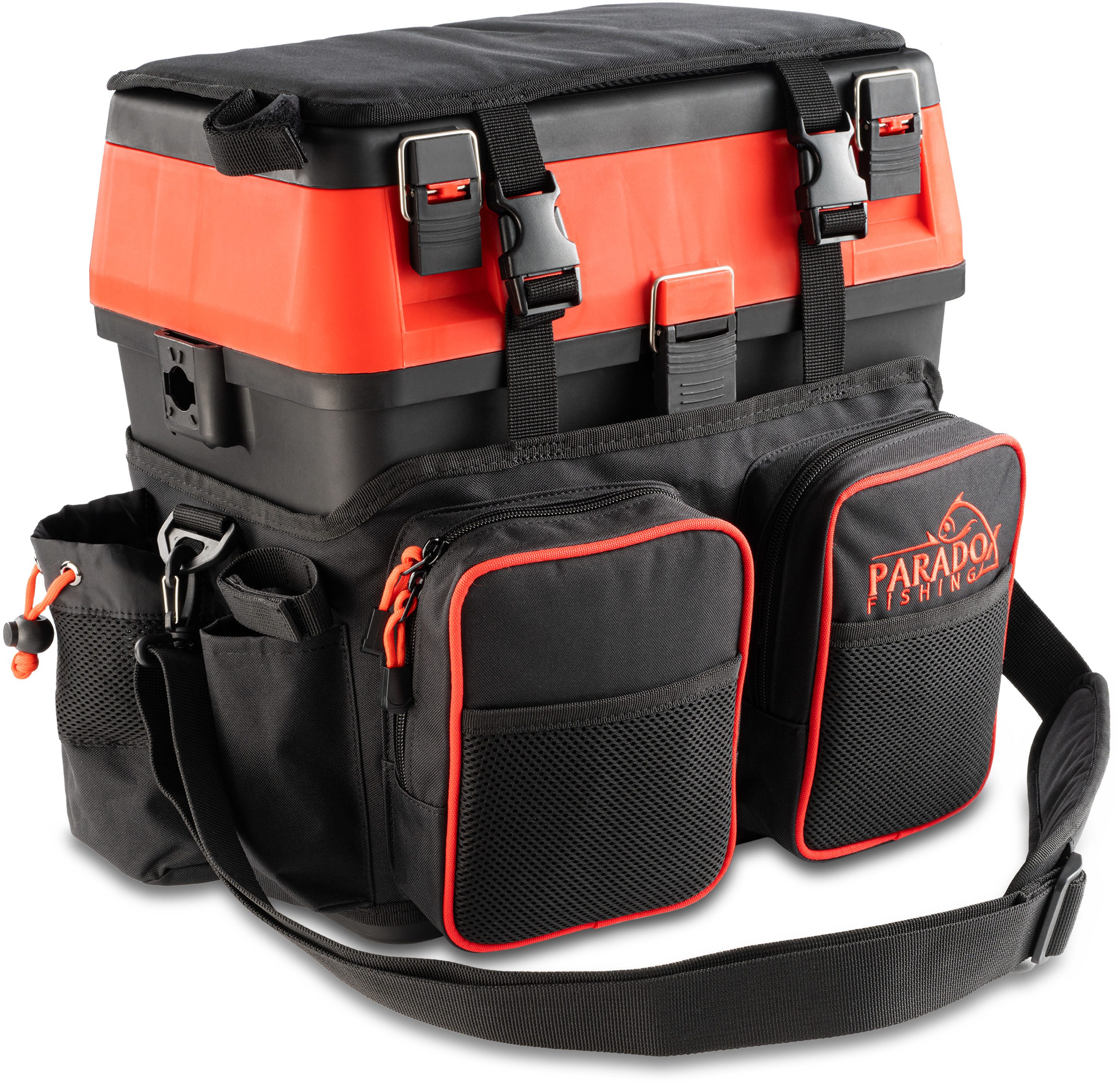 Paradox Fishing Angelrucksack Multifunktions-Sitzkiepe mit 4