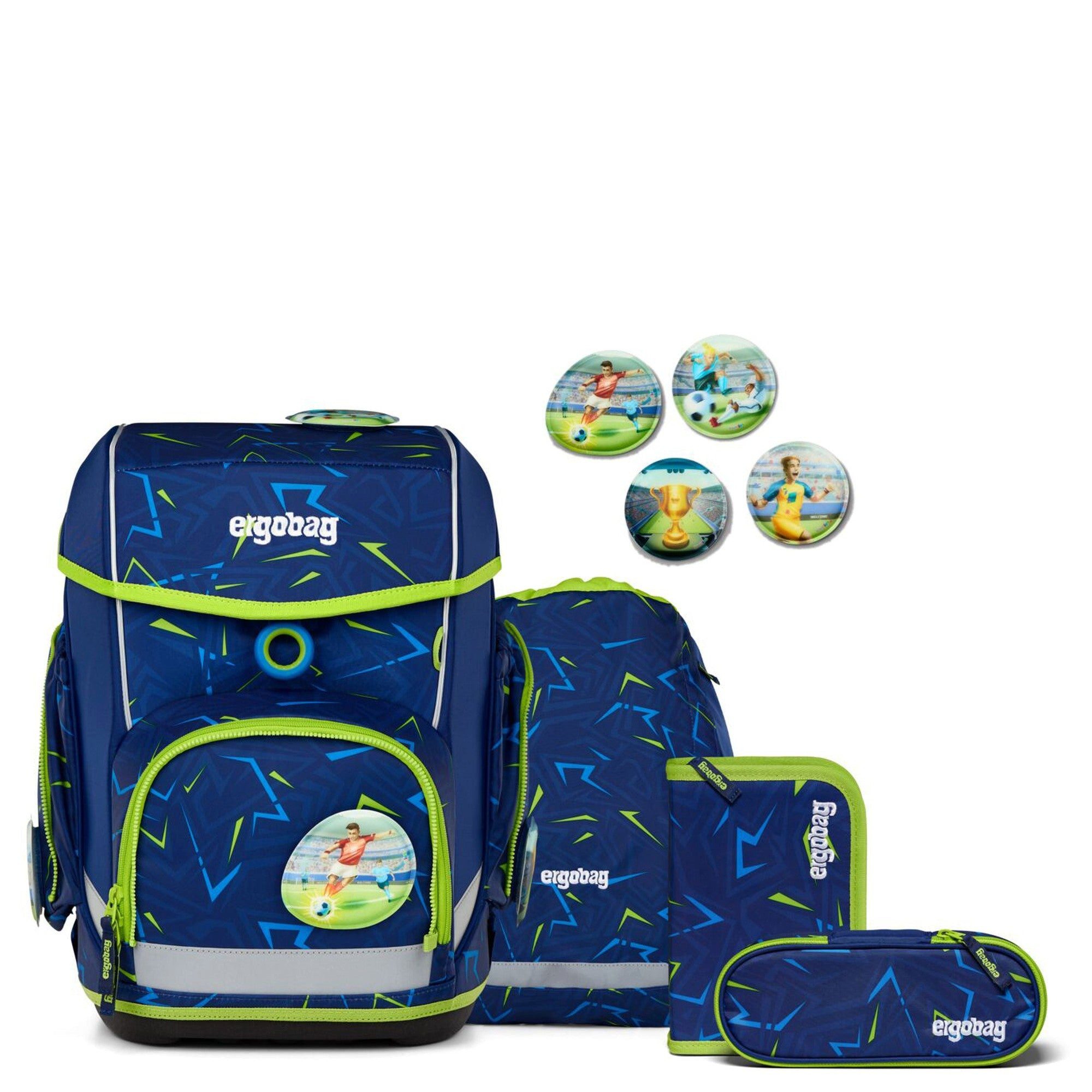ergobag Schulranzen Cubo - Schulranzen Set