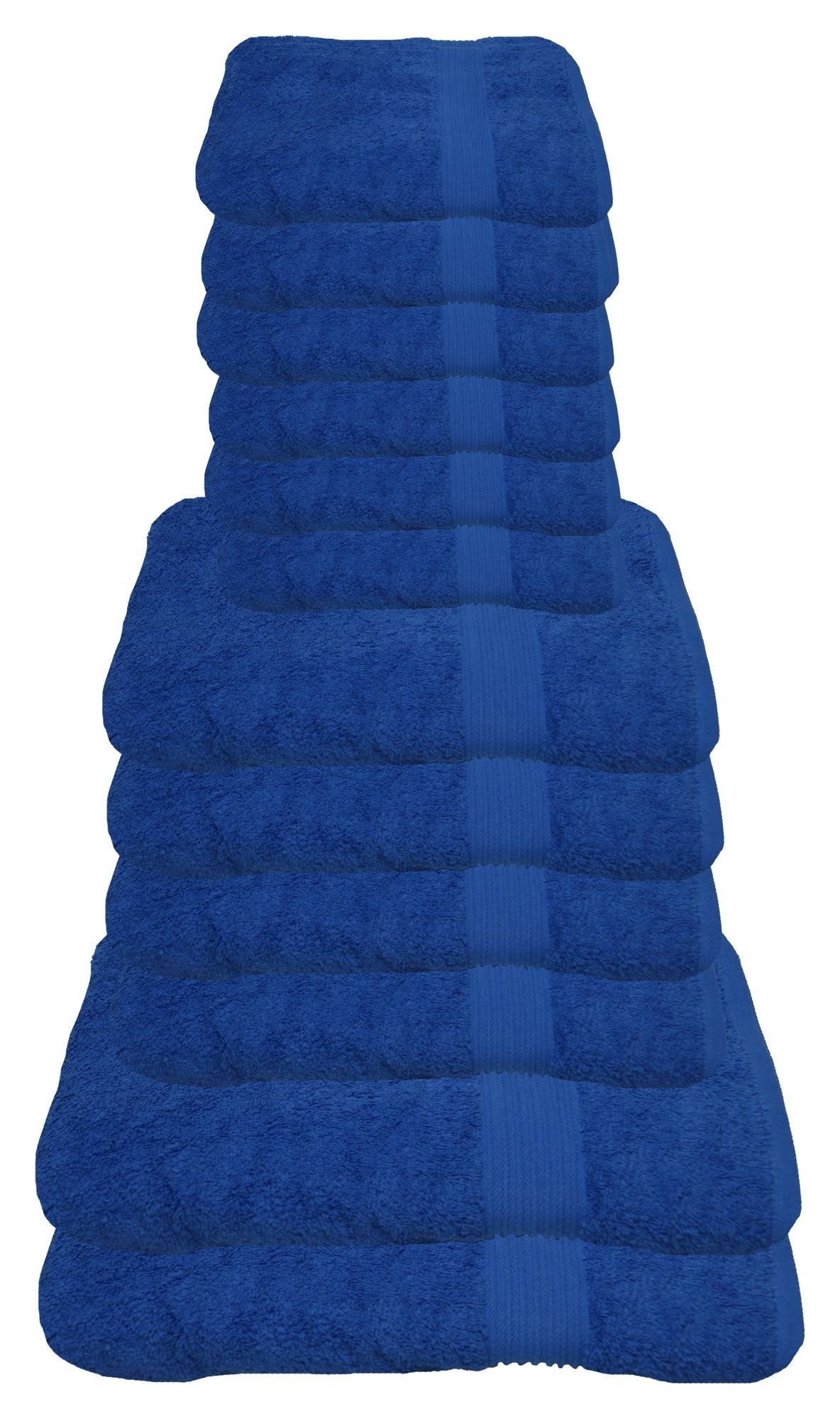 Julie Julsen Handtücher 12-Handtücher-Royalblau, Baumwolle (12-St)