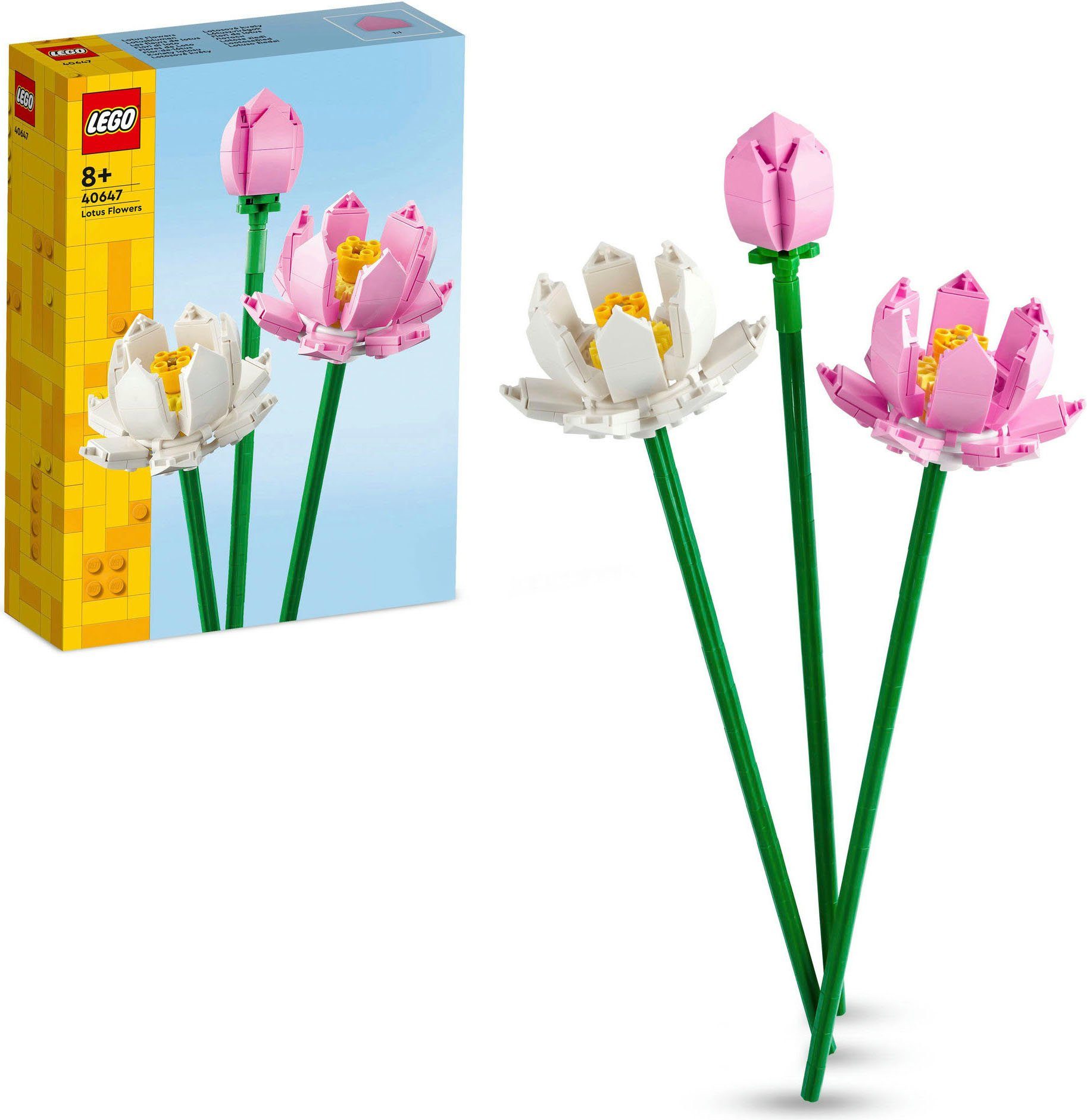 LEGO® Lotusblumen (40647), Lego Botanicals Konstruktionsspielsteine,