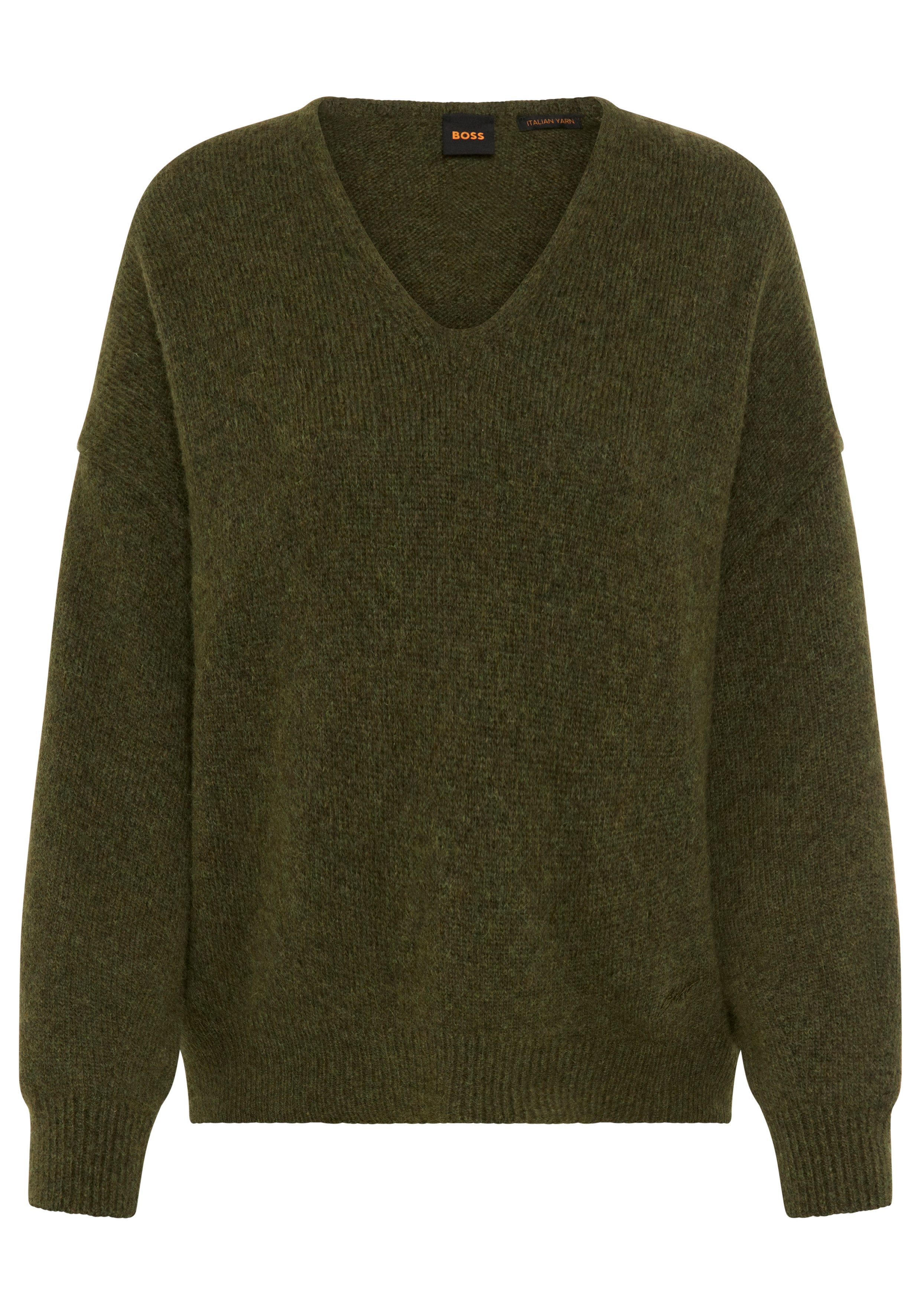 BOSS ORANGE Strickpullover Fondyssa Premium Damenmode