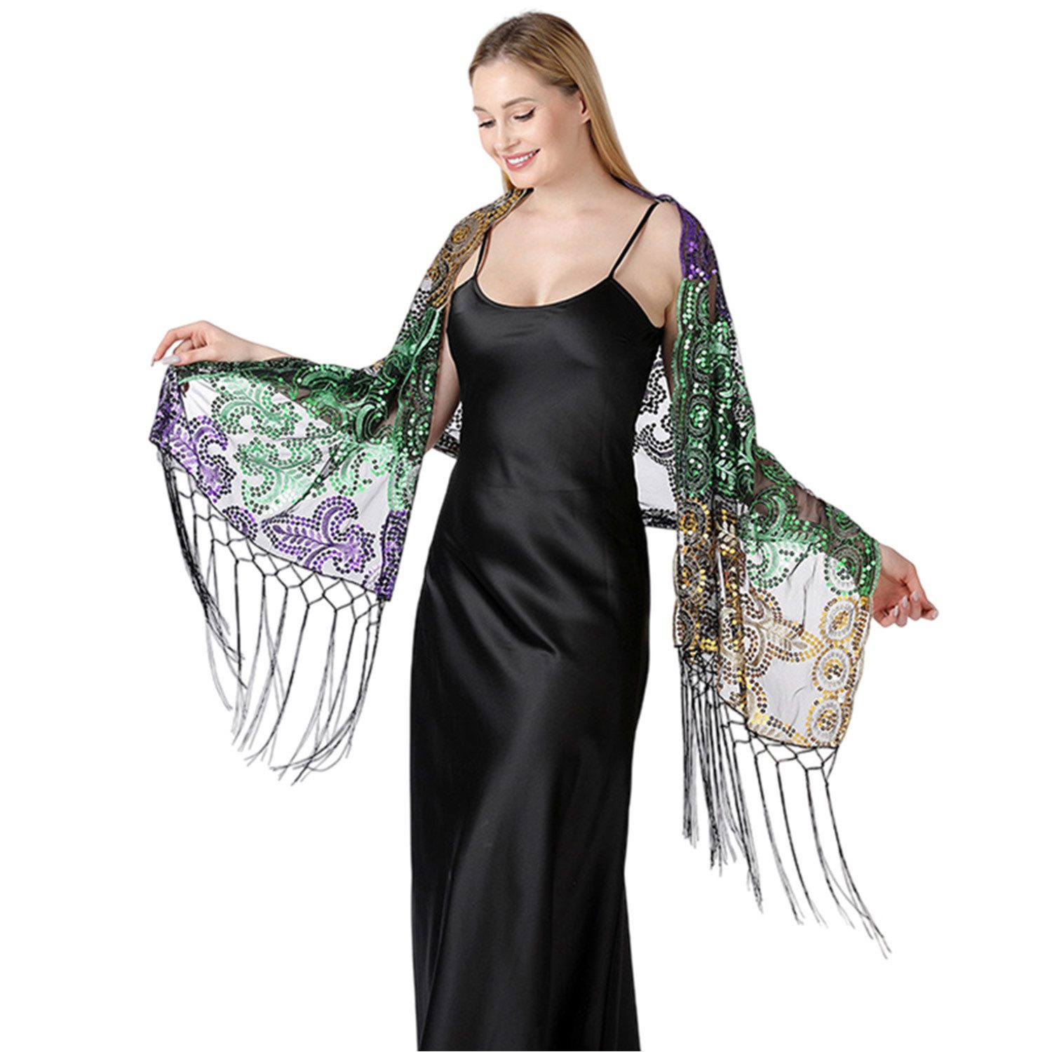 Refttenw Modeschal Stola Damen Festlich, Stola