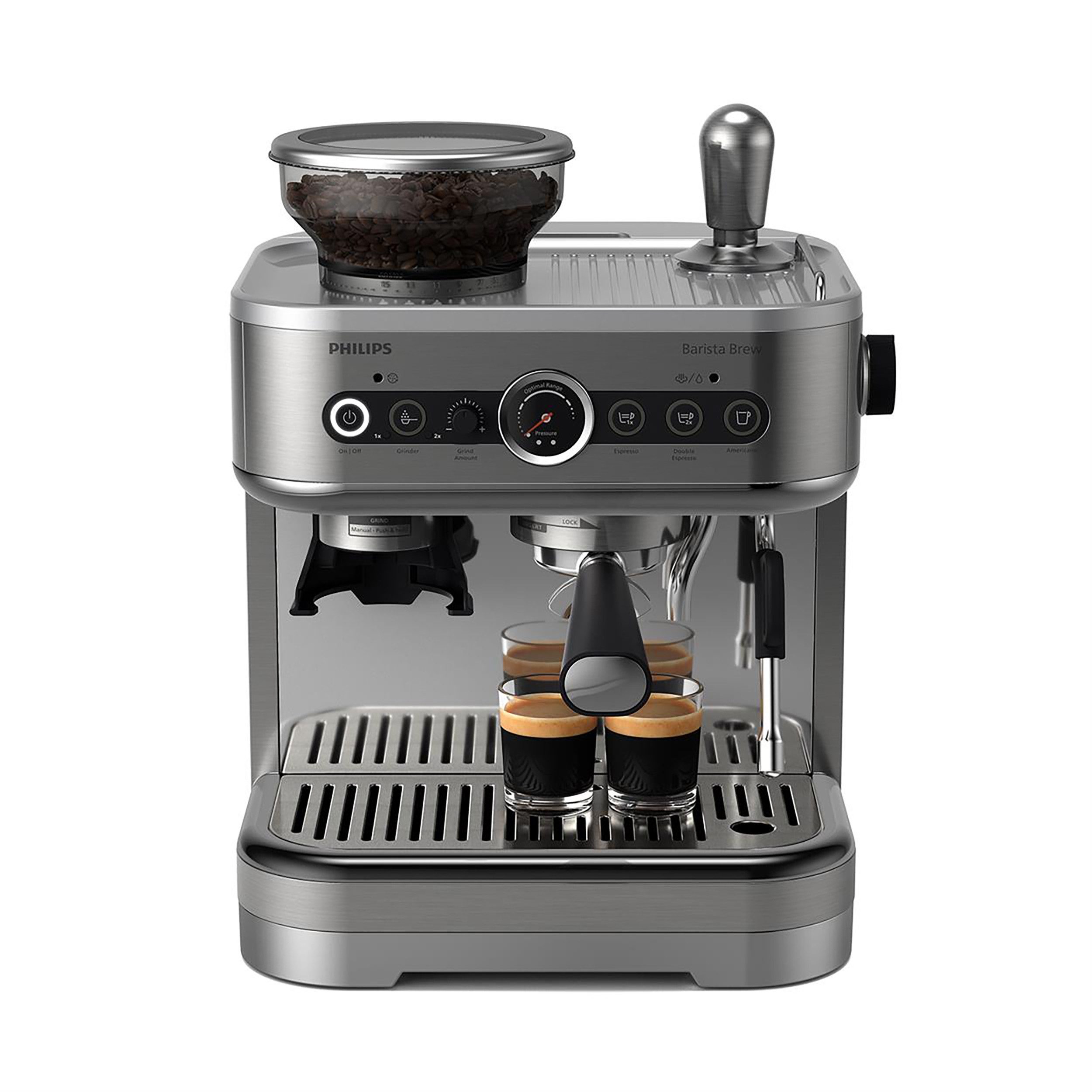 Philips Espressomaschine PSA3218/01 Barista Brew, halbautomatisch,