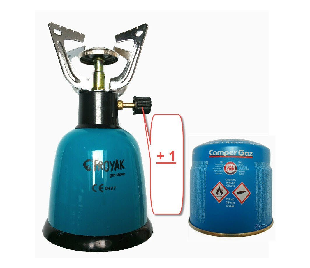 FROYAK Gaskocher Camping Gaskocher 190gr Typ