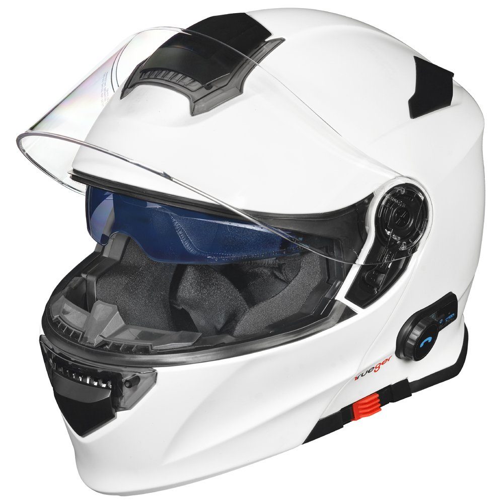 rueger-helmets Motorradhelm RS-983 Bluetooth Klapphelm Motorradhelm
