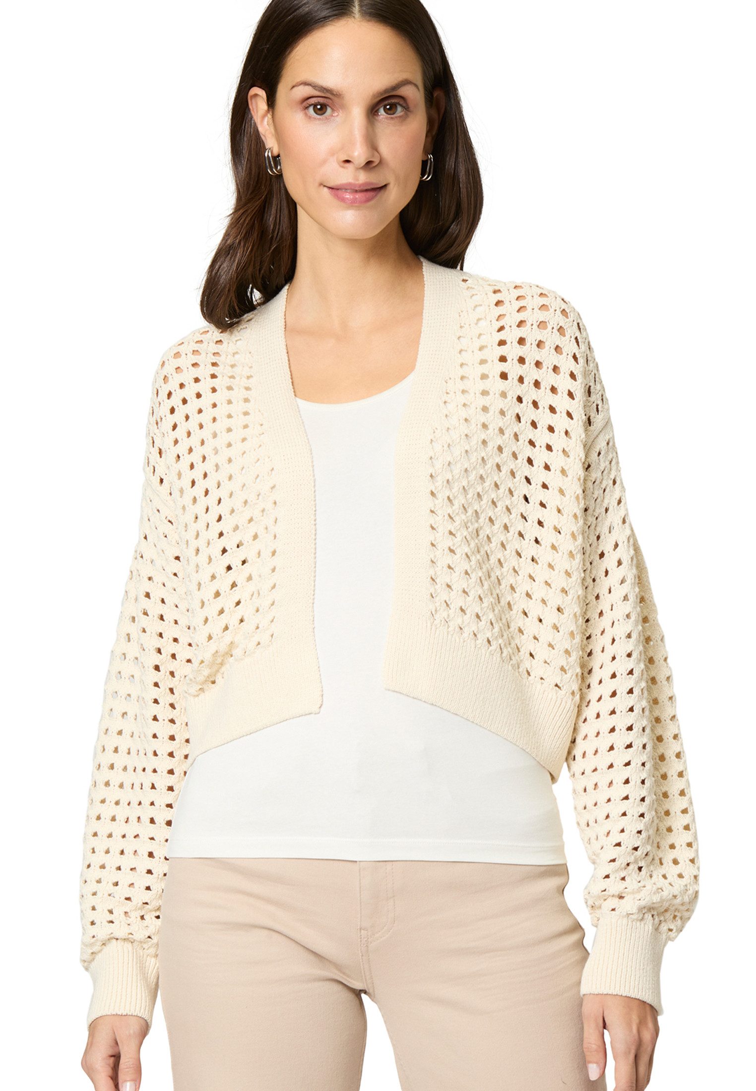 Zero Strickjacke zero Damen Strickjacke mit