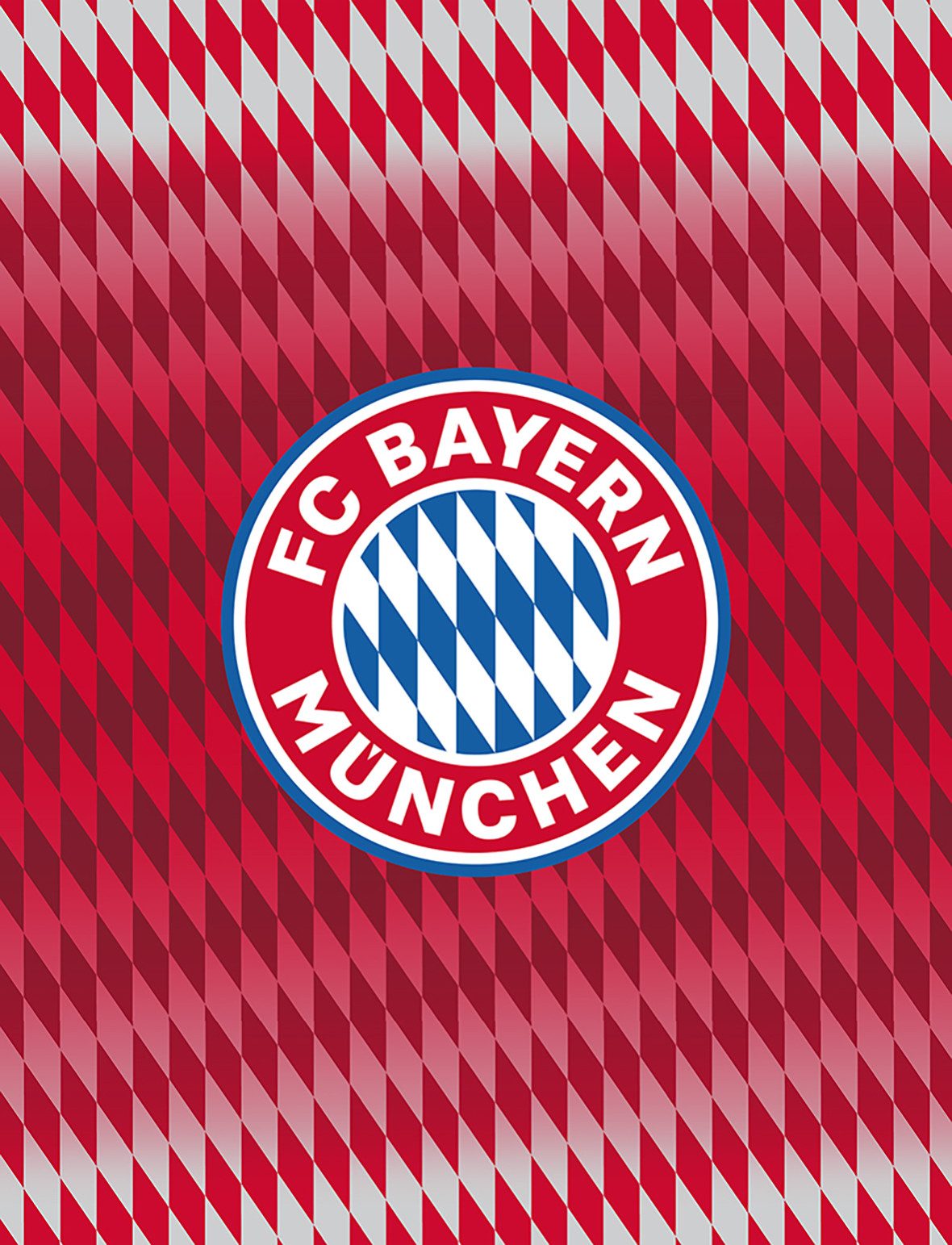 Wohndecke FC Bayern München Kuscheldecke 130x170cm,