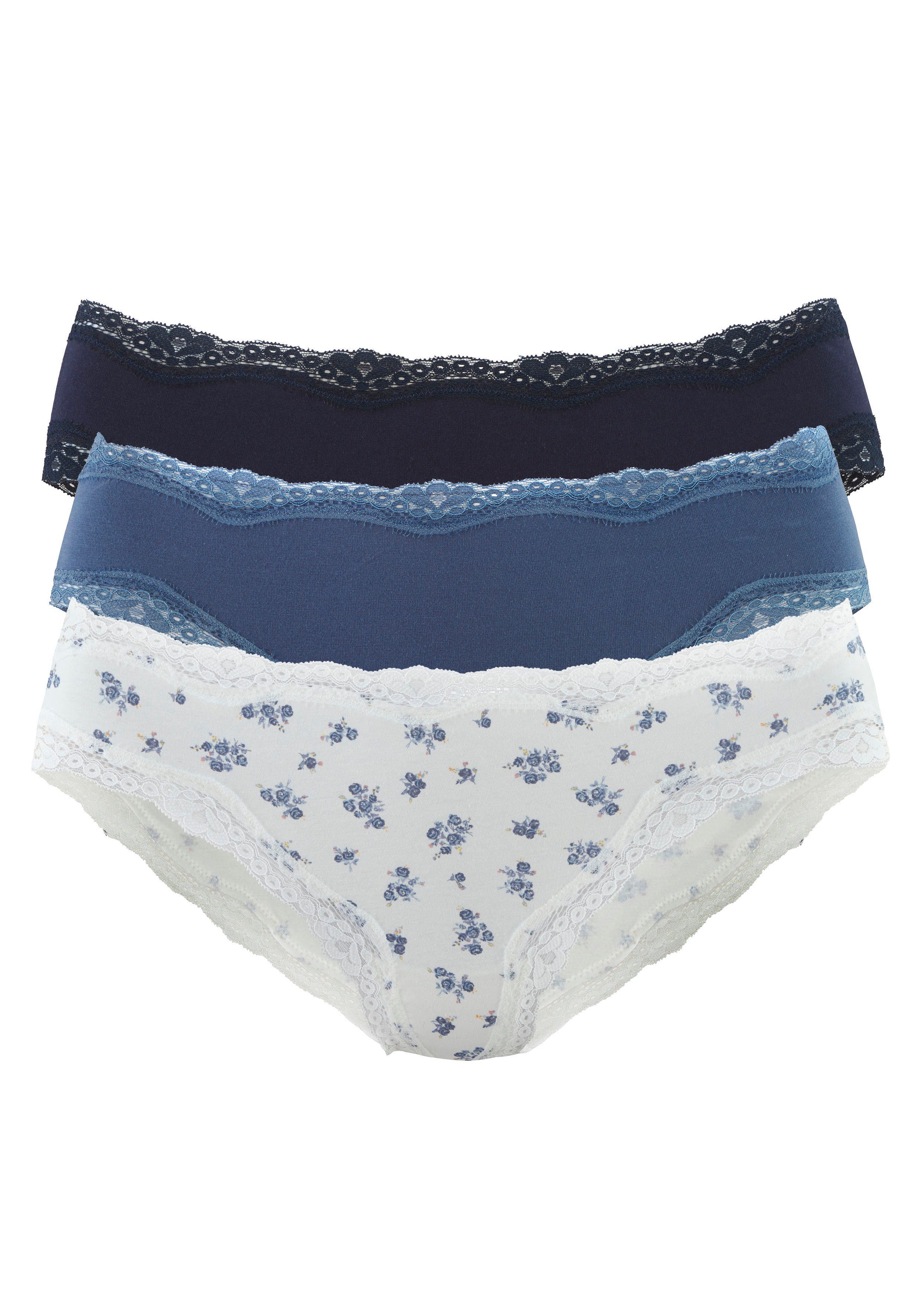 Vivance Jazz-Pants Slips (3er-Pack) aus elastischer