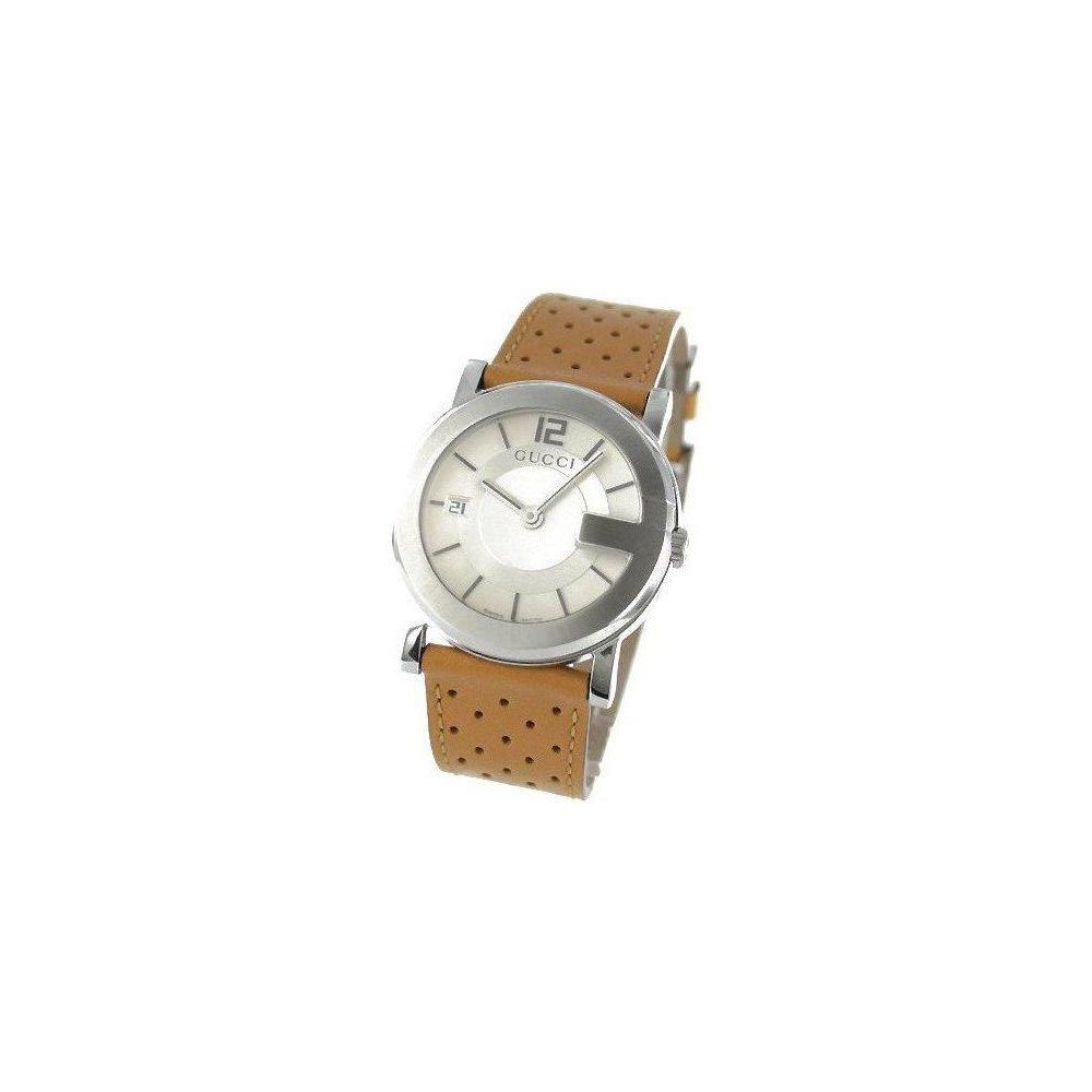 GUCCI Quarzuhr YA101402, Swiss Made, Edelstahllünette