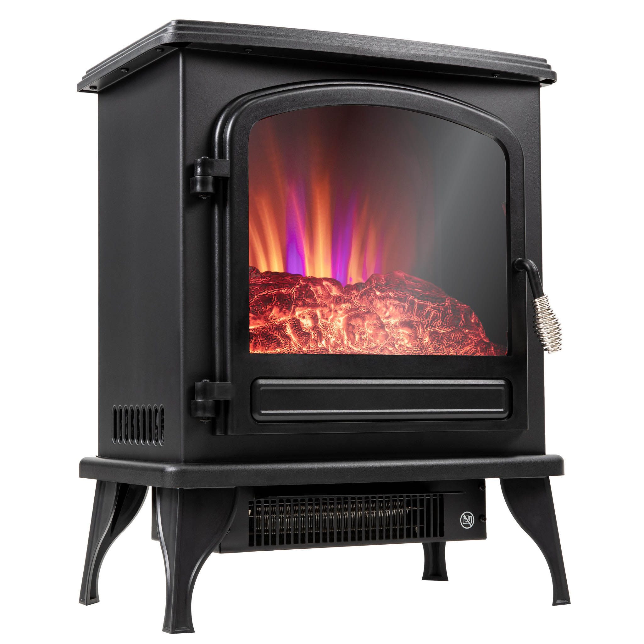 Heidenfeld Elektrokamin Kamin Heizung Standkamin EK100