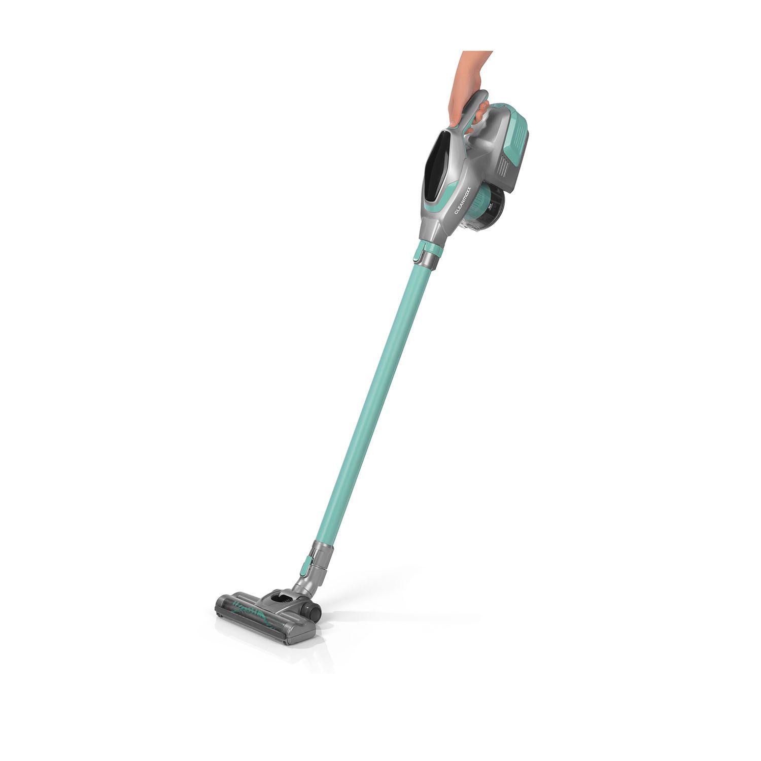 CLEANmaxx Akku-Stielstaubsauger Akku-Zyklonsauger, Beutellos, HEPA-Filter, Hand-