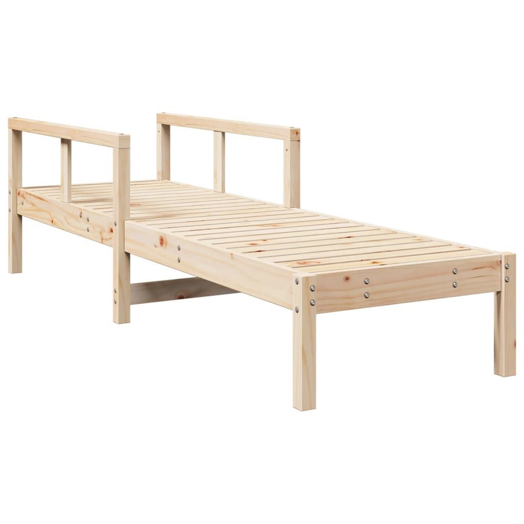 vidaXL Gartenliege Sonnenliege 199,5x62x55 cm Massivholz